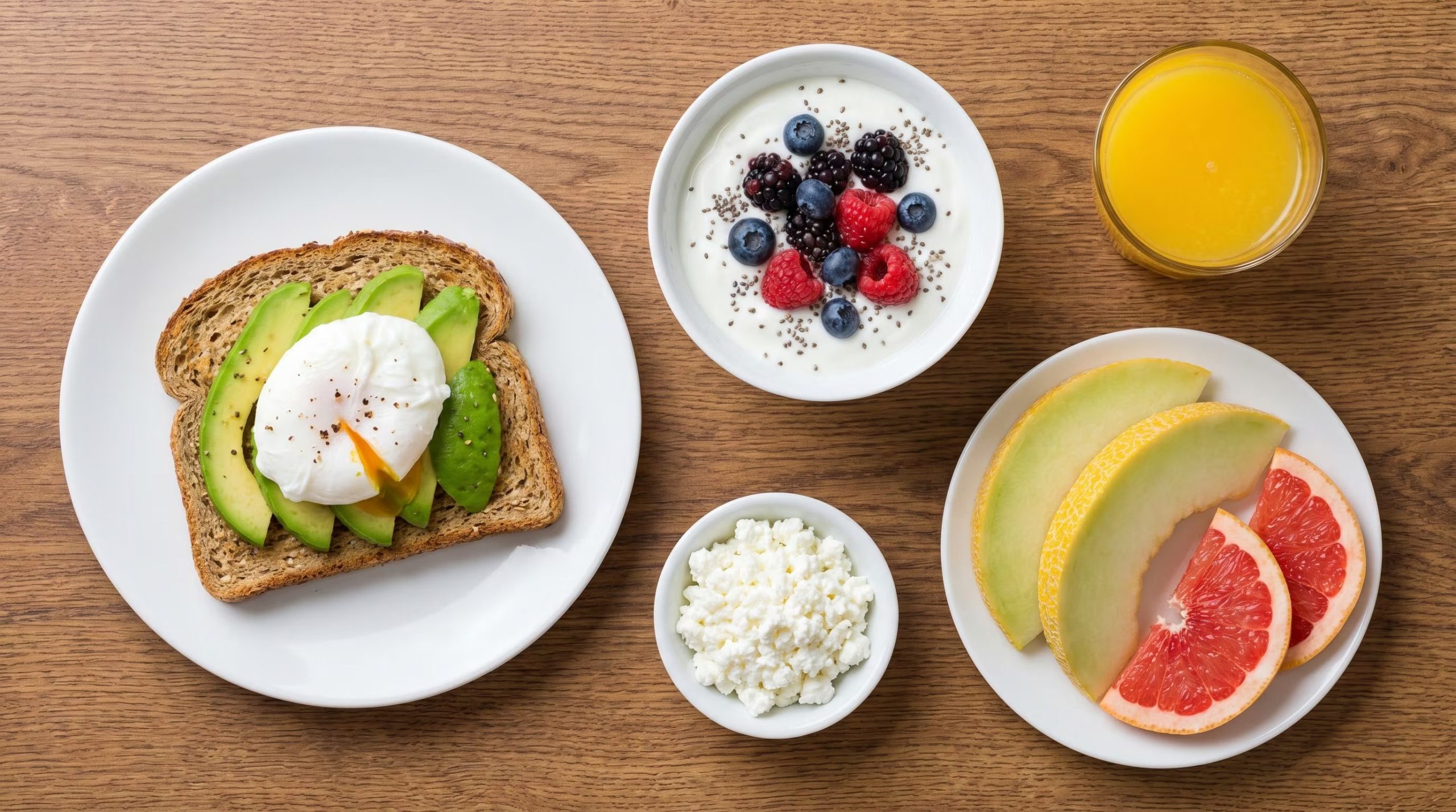 Un desayuno equilibrado con proteína, fibra, grasas saludables y líquidos sostiene la energía y evita el bajón de media mañana (Imagen Ilustrativa Infobae)