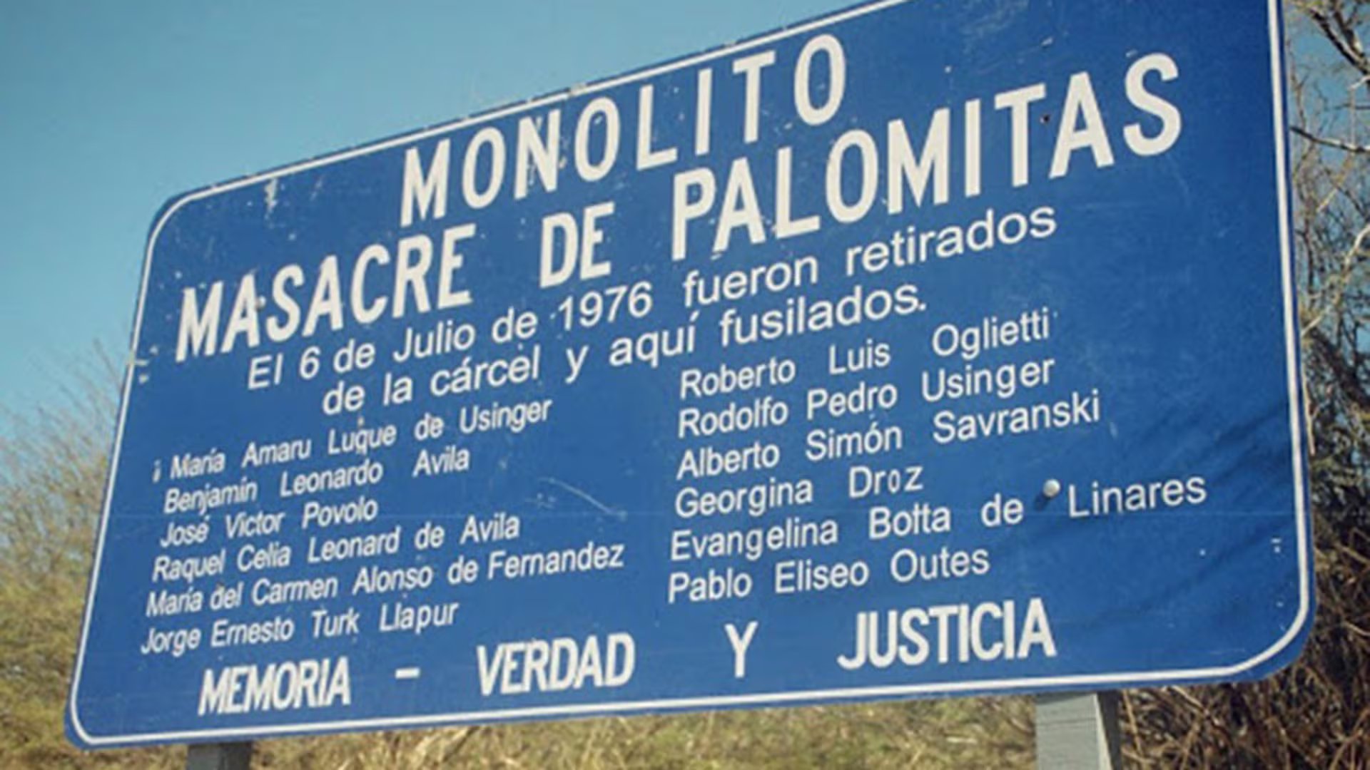 La causa judicial por la masacre de Palomitas tuvo condenas desde 2010, sigue con el tramo Palomitas III y desde 2017 el lugar está señalizado como Sitio de la Memoria