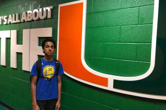 Su formación comenzó a los 10 años con un programa de matrícula dual en Miami Dade College y continuó en Florida International University (Créditos: Récord Guinness)
