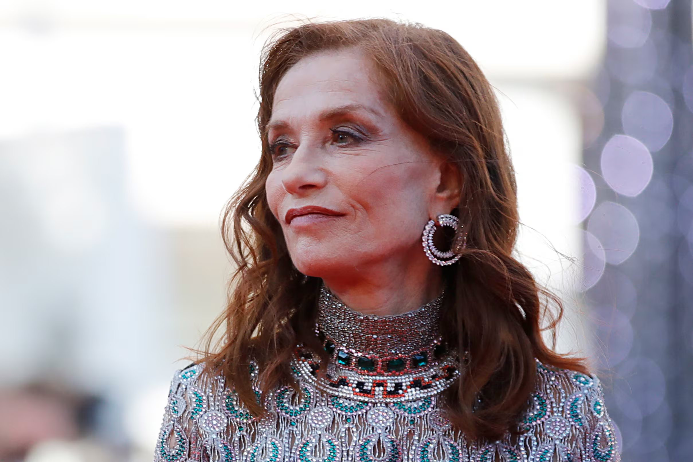 Huppert en la edición 74 del Festival de Cannes, en el año 2021 (REUTERS/Sarah Meyssonnier)