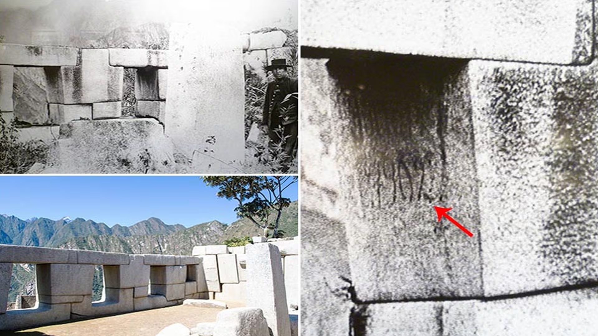 La inscripción que Agustín Lizárraga dejó en el templo de las Tres Ventanas, en Machu Picchu. (boletomachupicchu.com)