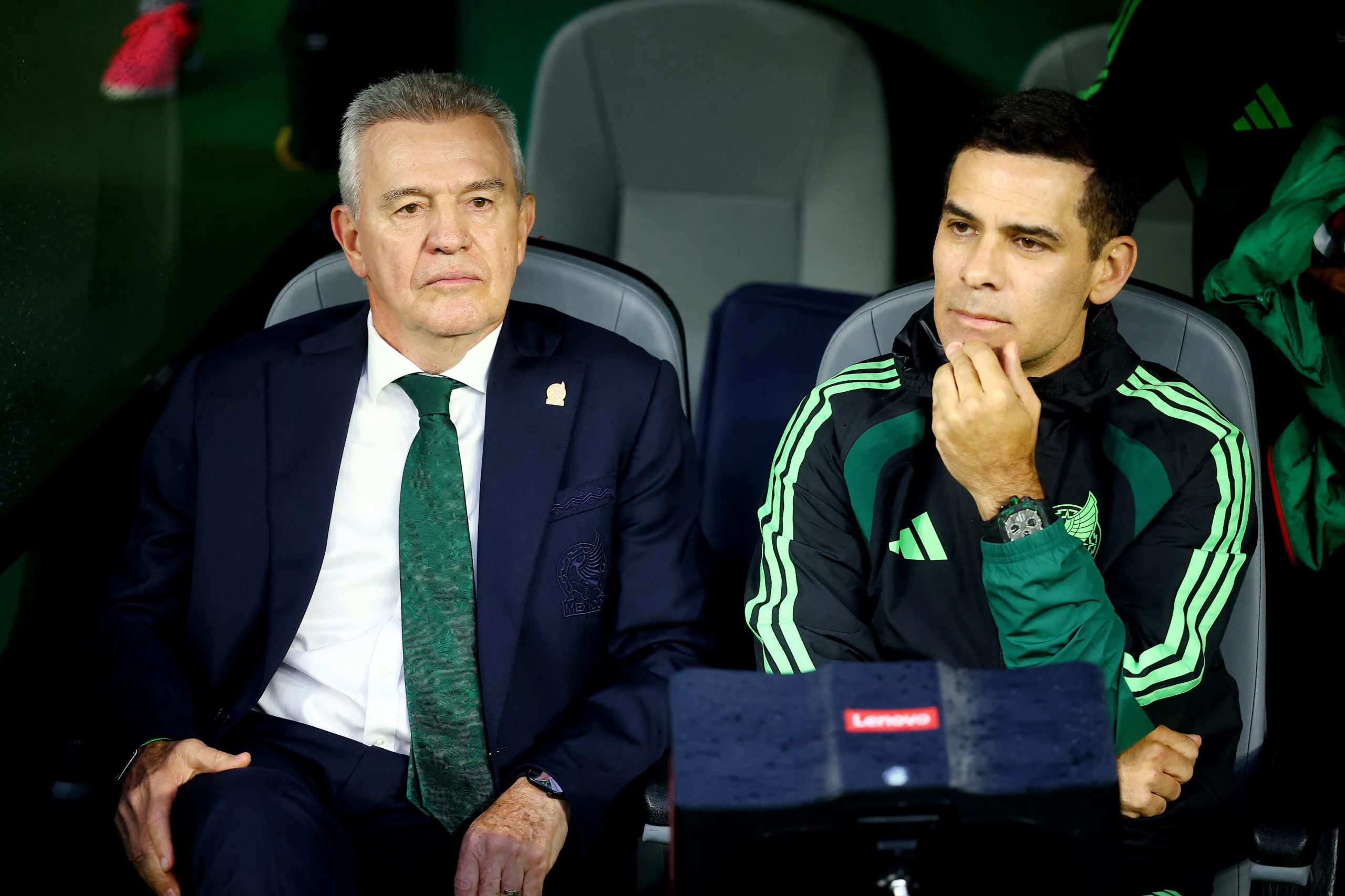 Fútbol - Copa Mundial de la FIFA 2026 - Octavos de final - México vs Inglaterra - Estadio Azteca, Ciudad de México, México - 5 de julio de 2026. El seleccionador de México, Javier Aguirre, antes del partido. REUTERS/Eloísa Sánchez