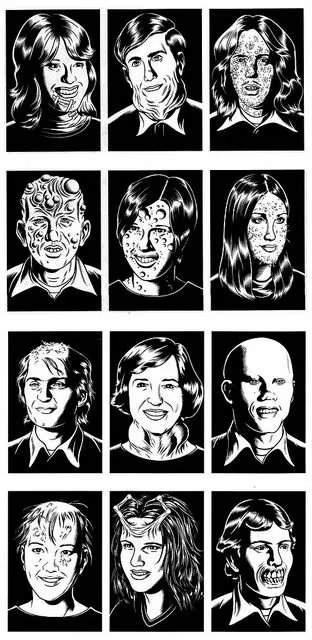 Imagen de 'Agujero negro', de Charles Burns. (Ediciones La Cúpula)
