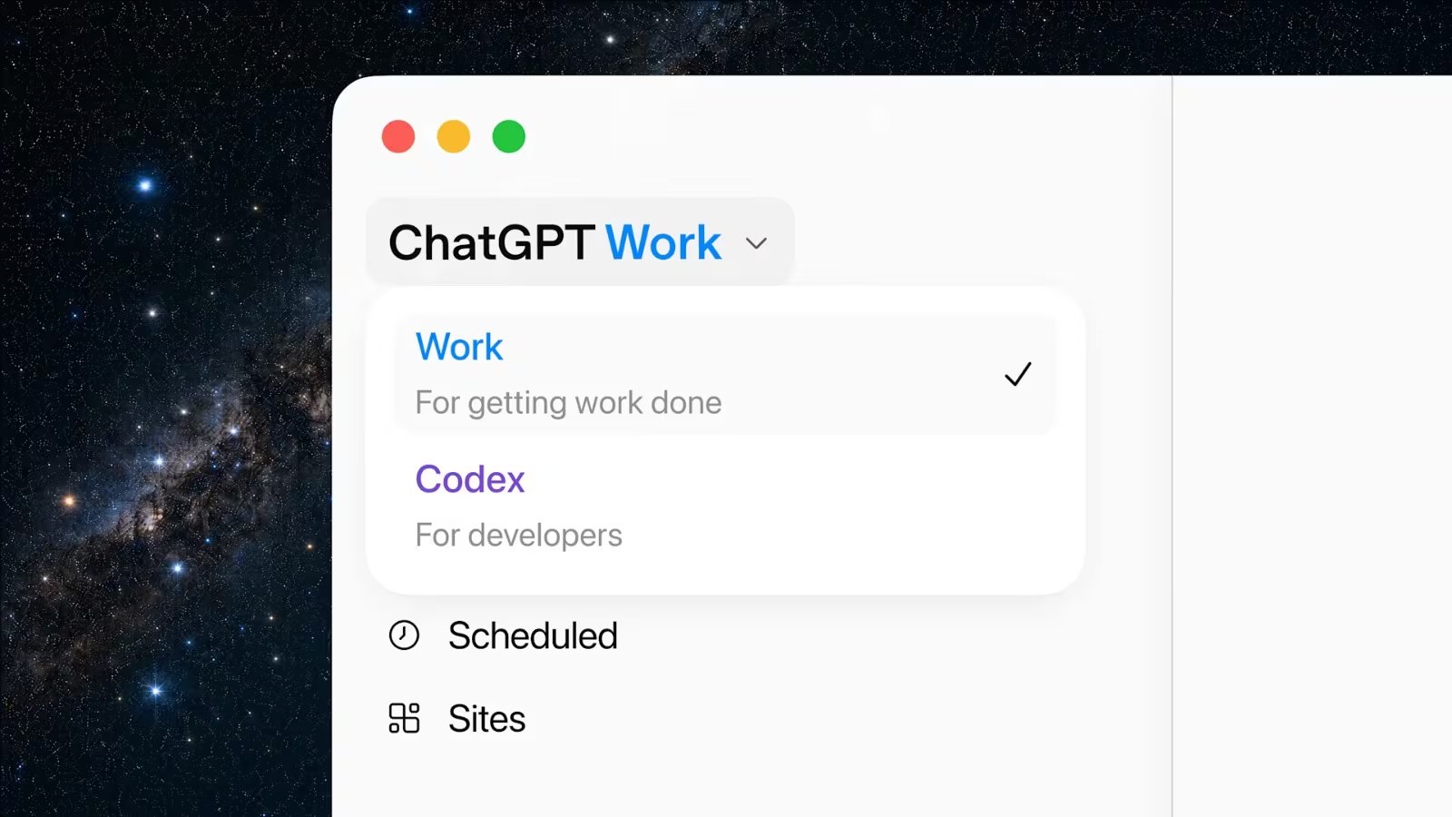 El agente extrae información de apps y flujos de trabajo conectados para producir documentos, hojas de cálculo, presentaciones y aplicaciones web. (OpenAI)