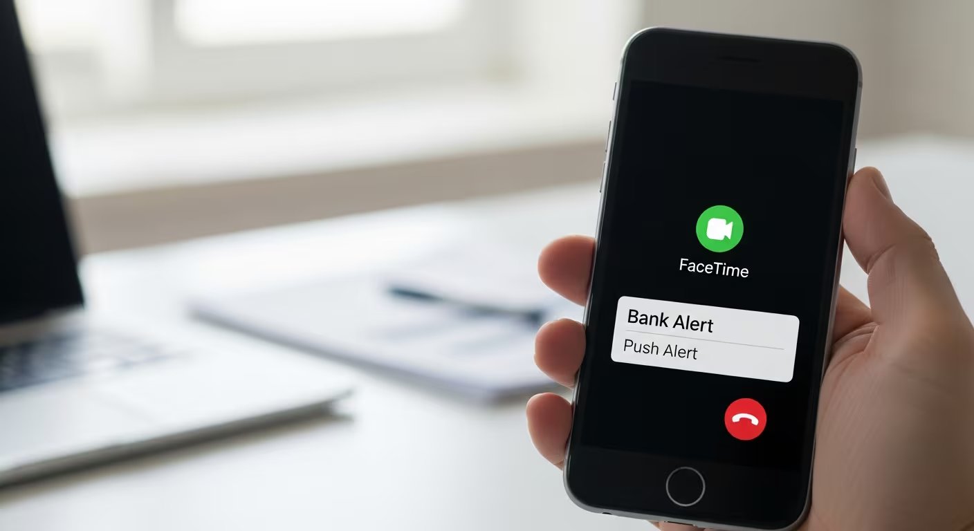 Apple señaló que los estafadores explotan la confianza de los usuarios en FaceTime y recomendó tratar como fraudulenta cualquier llamada sospechosa del banco (Imagen Ilustrativa Infobae)