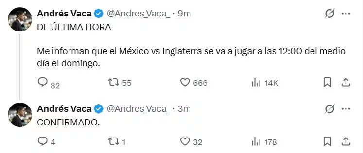 El periodista informó sobre esta decisión a través de su cuenta oficial de Twitter. (TW @Andres_Vaca_)