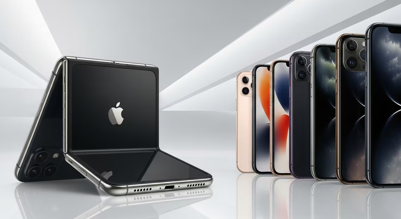 Apple lanzaría su primer iPhone plegable para empezar a competir en modelos más exclusivos. (Imagen Ilustrativa Infobae)