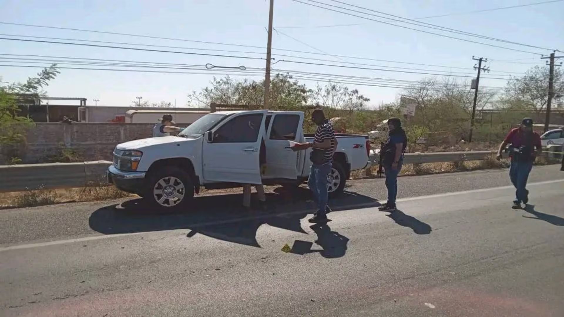 La ejecución de Eliseo Imperial Castro ocurrió en una carretera al sur de Culiacán. Foto: facebook/Sonora informativo