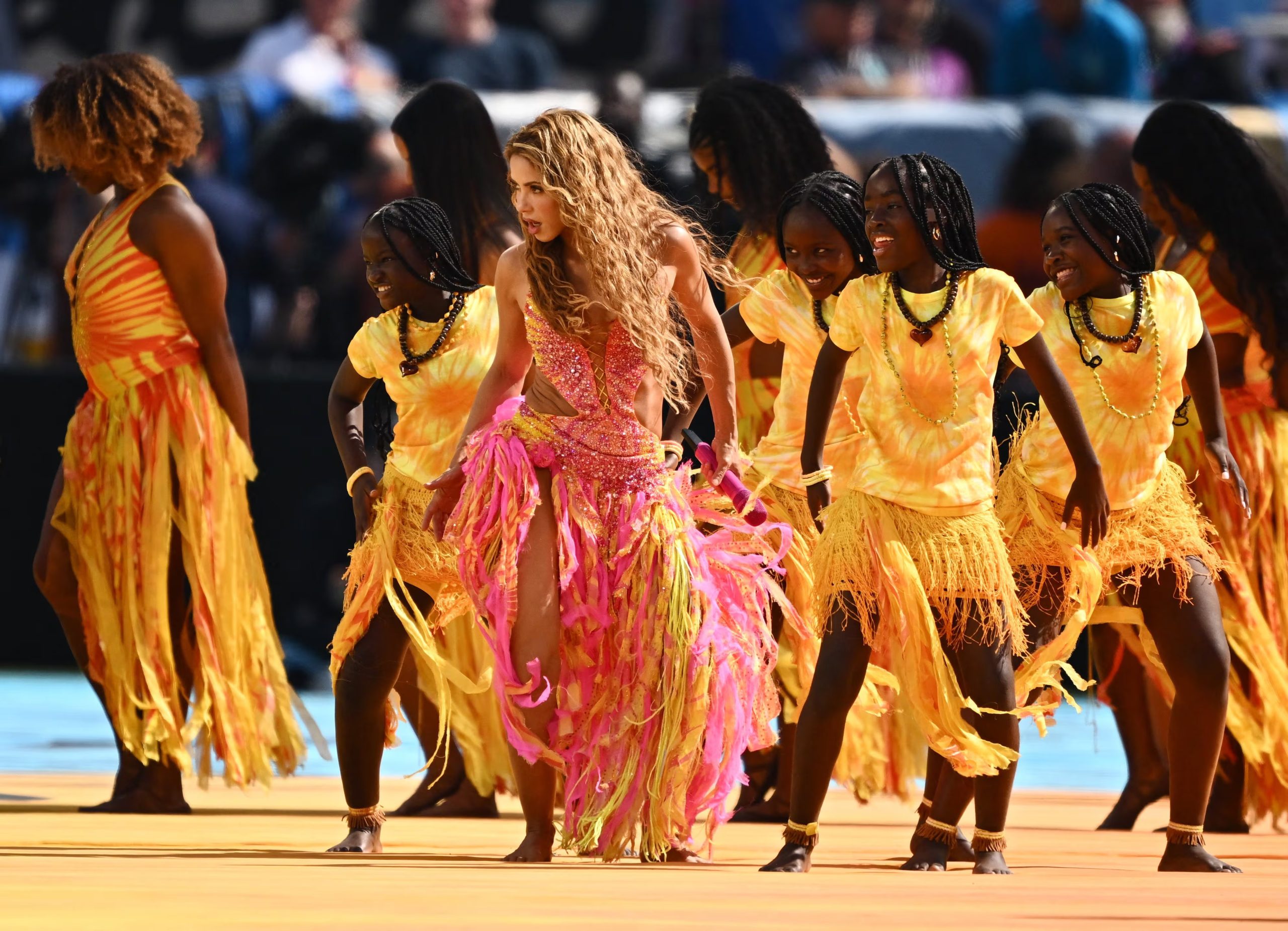 El baile de Shakira (REUTERS/Dylan Martinez)