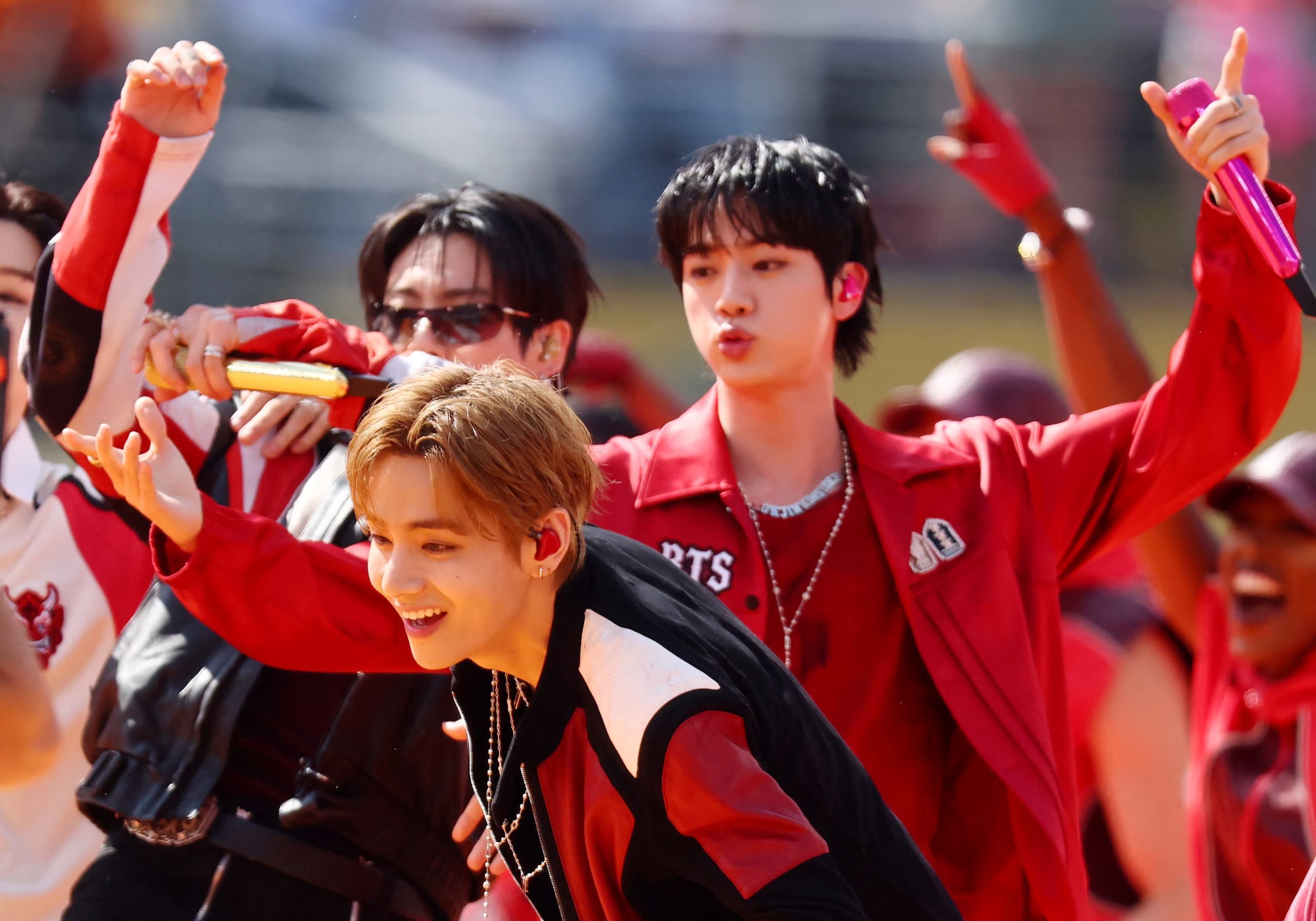 La banda BTS (IMAGN IMAGES via Reuters/Vincent Carchietta)