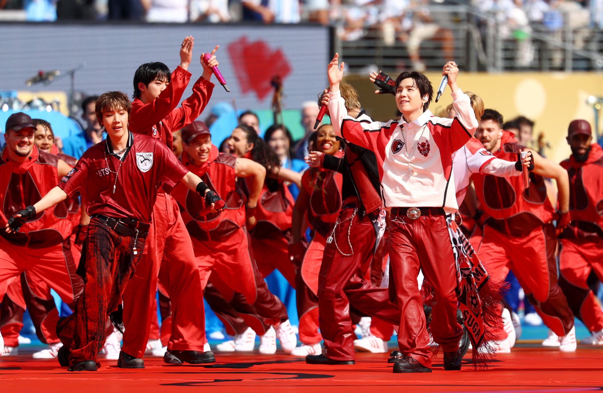 Los surcoreanos BTS (REUTERS/Kai Pfaffenbach)
