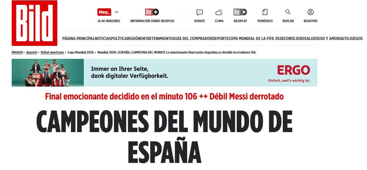 La reacción del medio Bild