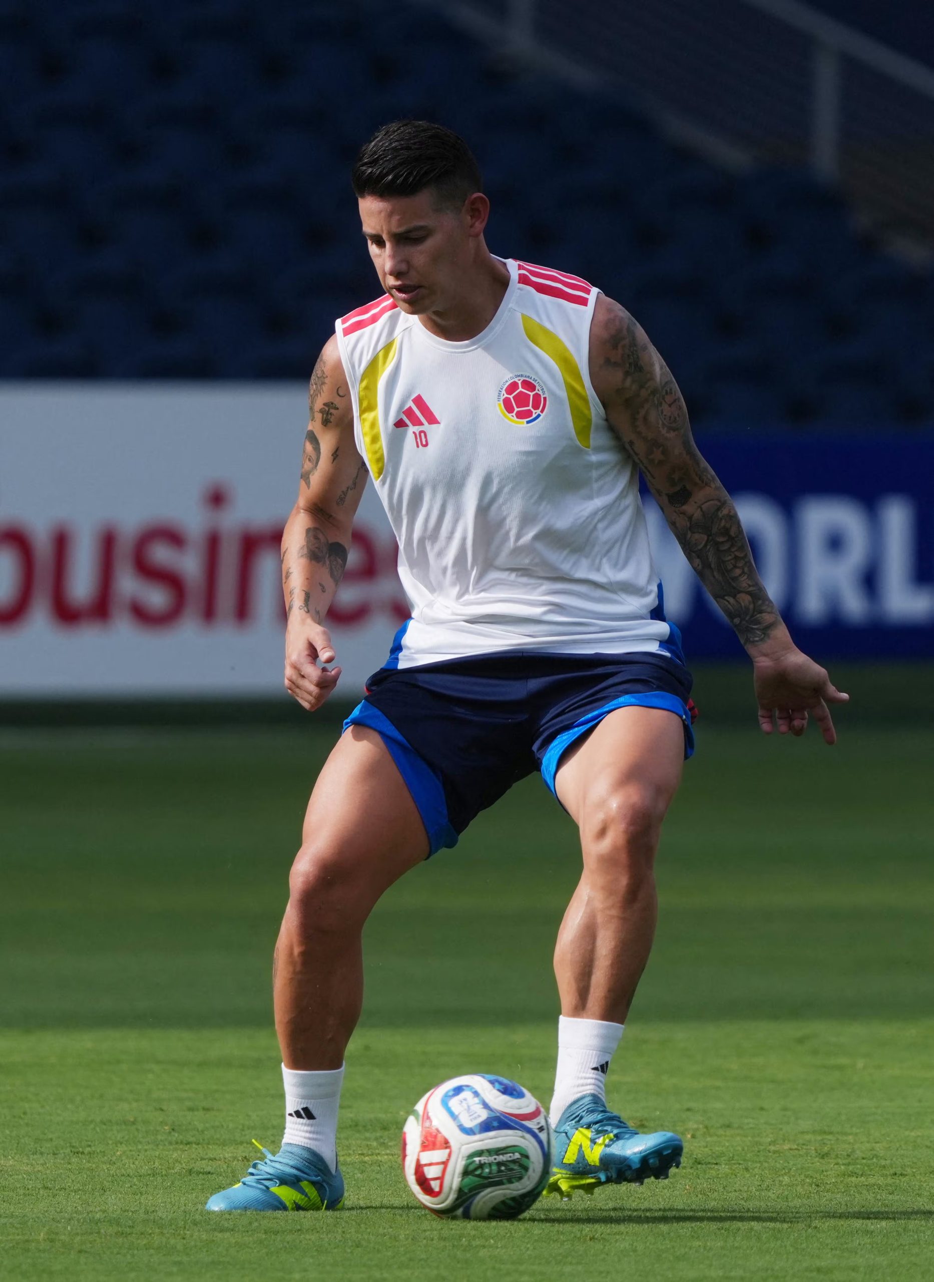 James Rodríguez es referenciado como una de las figurad de la selección Colombia-crédito Jay Biggerstaff/IMAGN IMAGES via Reuters