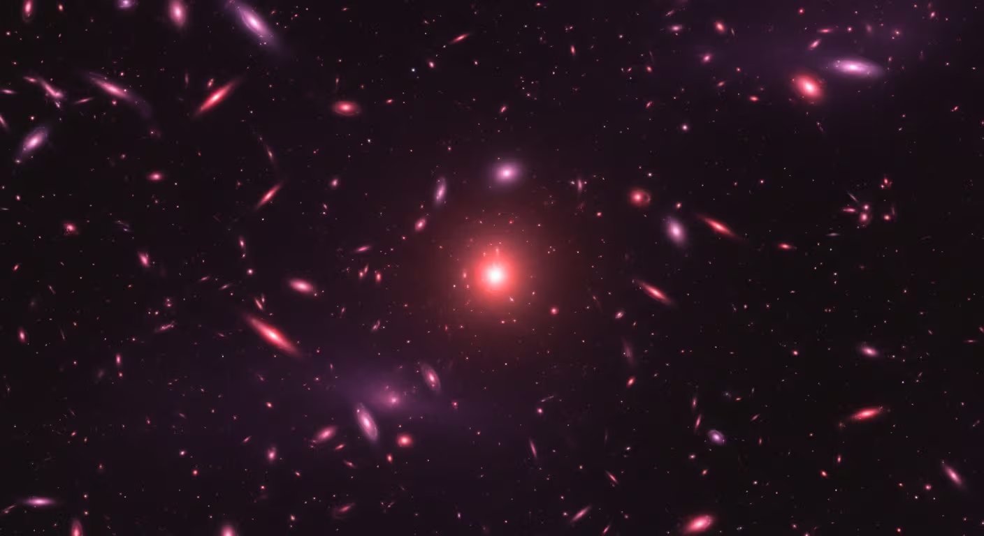 El estudio indicó que la muestra SPT-3G permite analizar cambios internos en los cúmulos de galaxias y contrastar modelos cosmológicos con futuras observaciones de Rubin y Euclid (Imagen Ilustrativa Infobae)