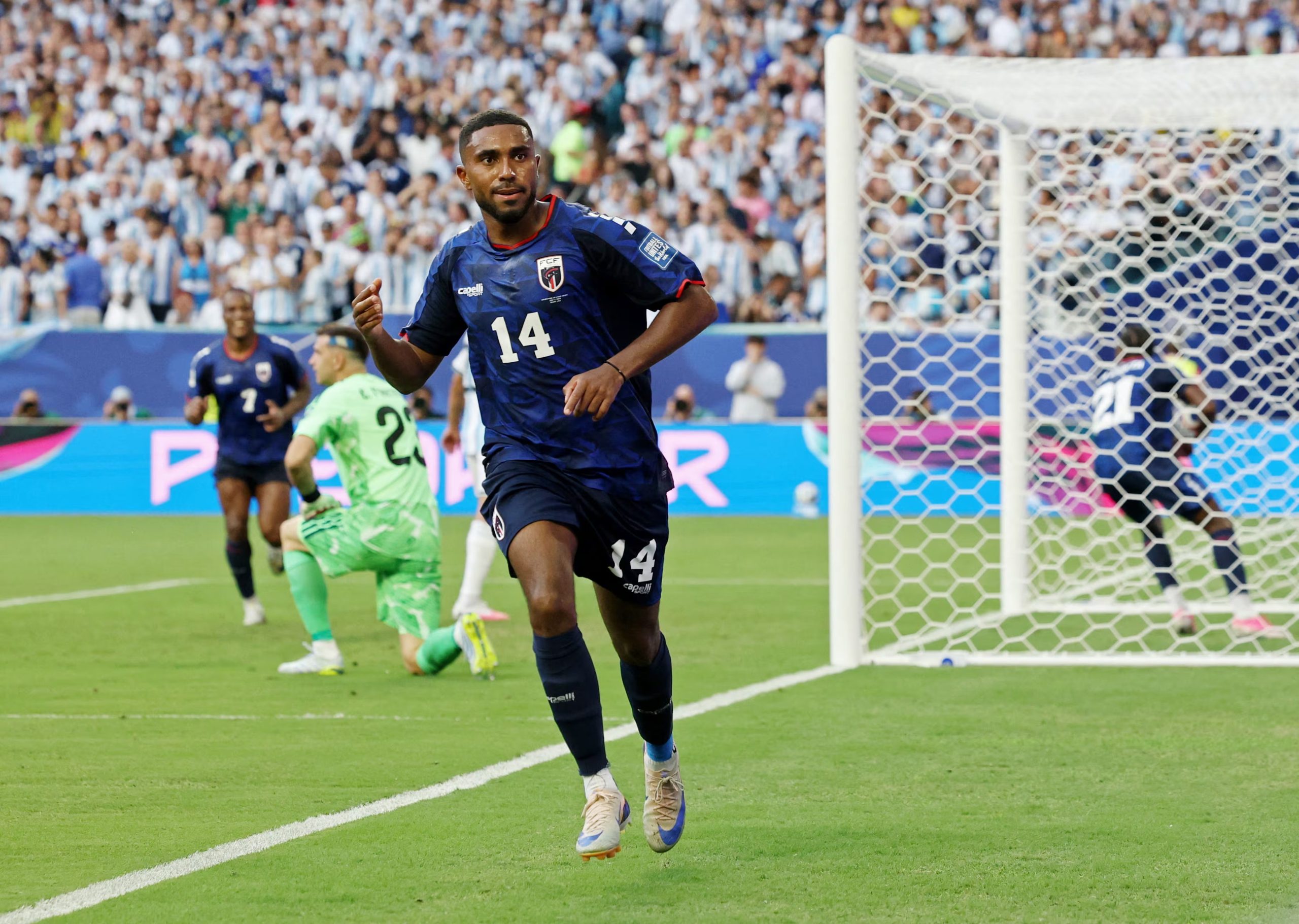 Deroy Duarte marcó el empate para Cabo Verde (REUTERS/Amanda Perobelli)
