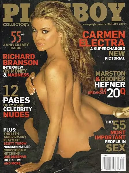 Carmen Electra ha realizado 150 portadas para Playboy desde su debut.