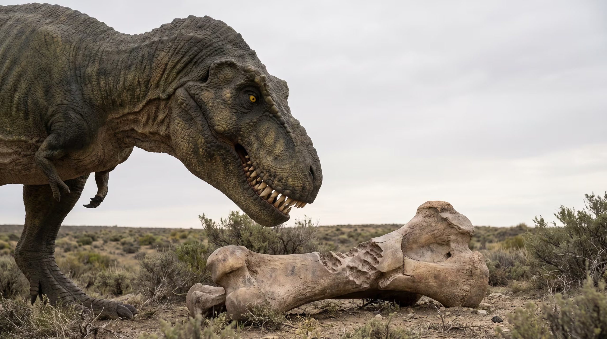 La mayoría de los restos revisados pertenecía a Edmontosaurus annectens, un dinosaurio herbívoro del Cretácico conocido como pico de pato (Imagen Ilustrativa Infobae)