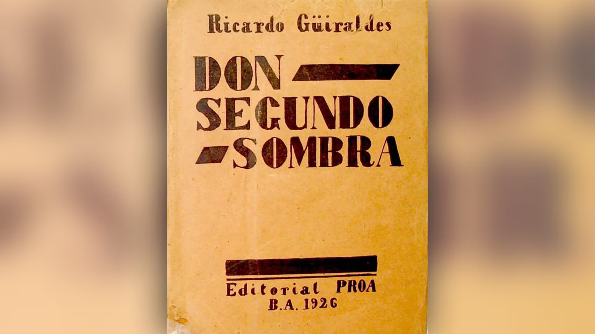 La primera edición de 'Don Segundo Sombra' de 2.000 ejemplares se agotó en menos de tres meses y ganó el Premio Nacional de Literatura en 1927