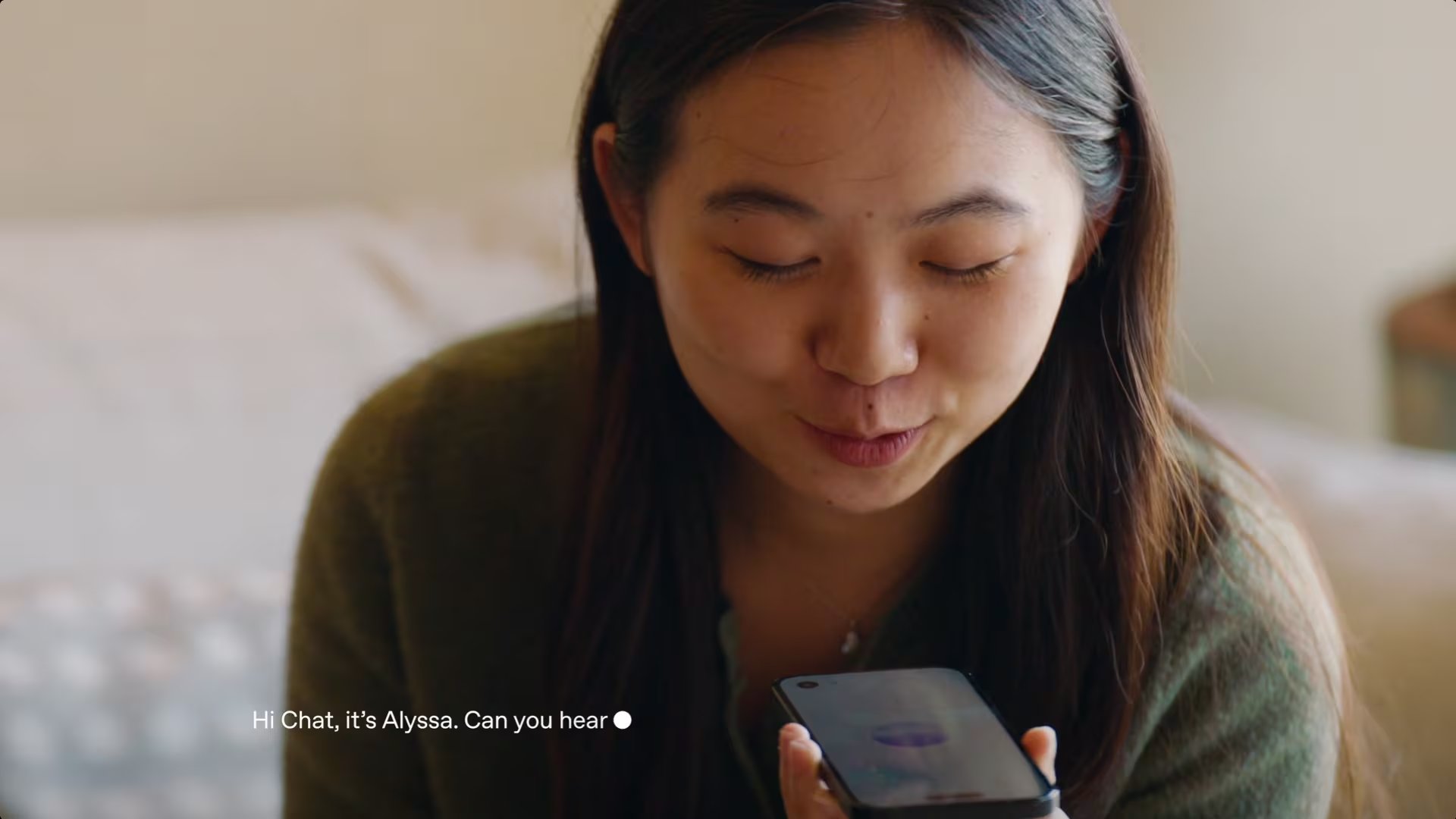 El nuevo modo de voz permite a los usuarios interrumpir y conversar de forma más fluida con el asistente. (Captura/OpenAI)