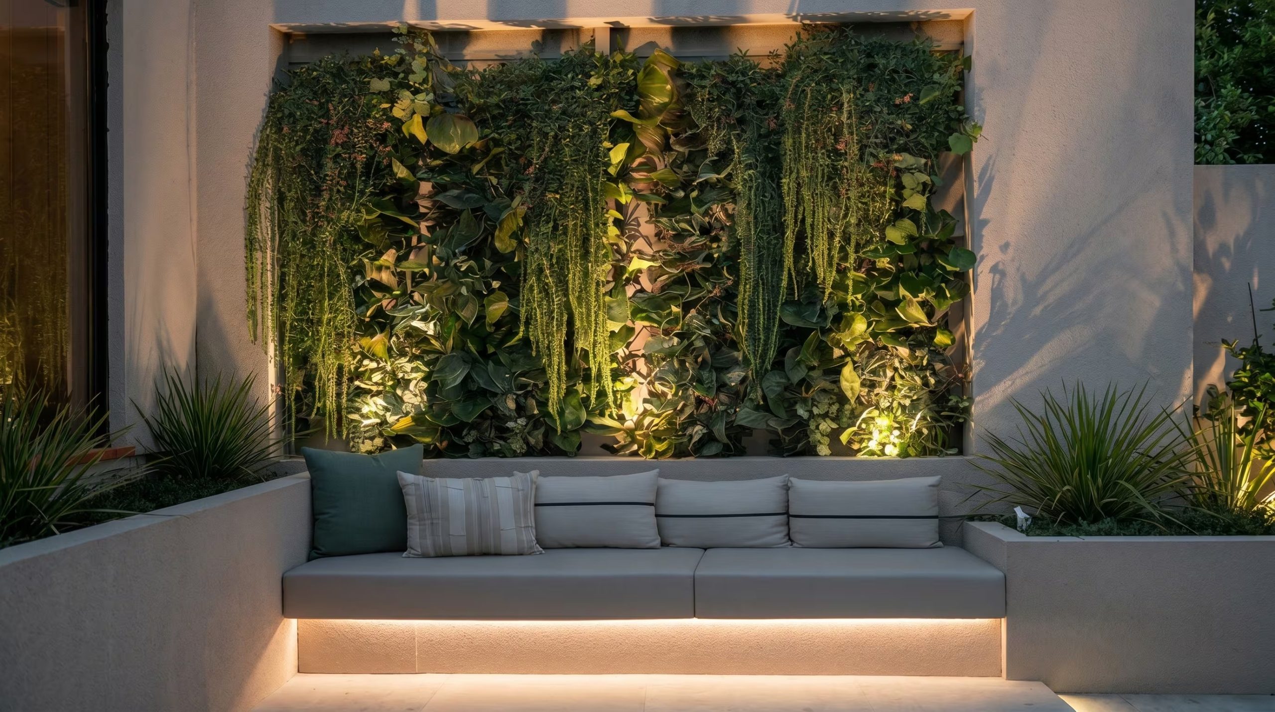 Los jardines verticales amplían el área verde cuando el suelo disponible es limitado. (Imagen Ilustrativa Infobae)