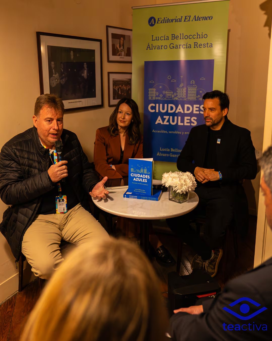 Paulo Morales, presidente de TEActiva, fue parte de la presentación del libro 
