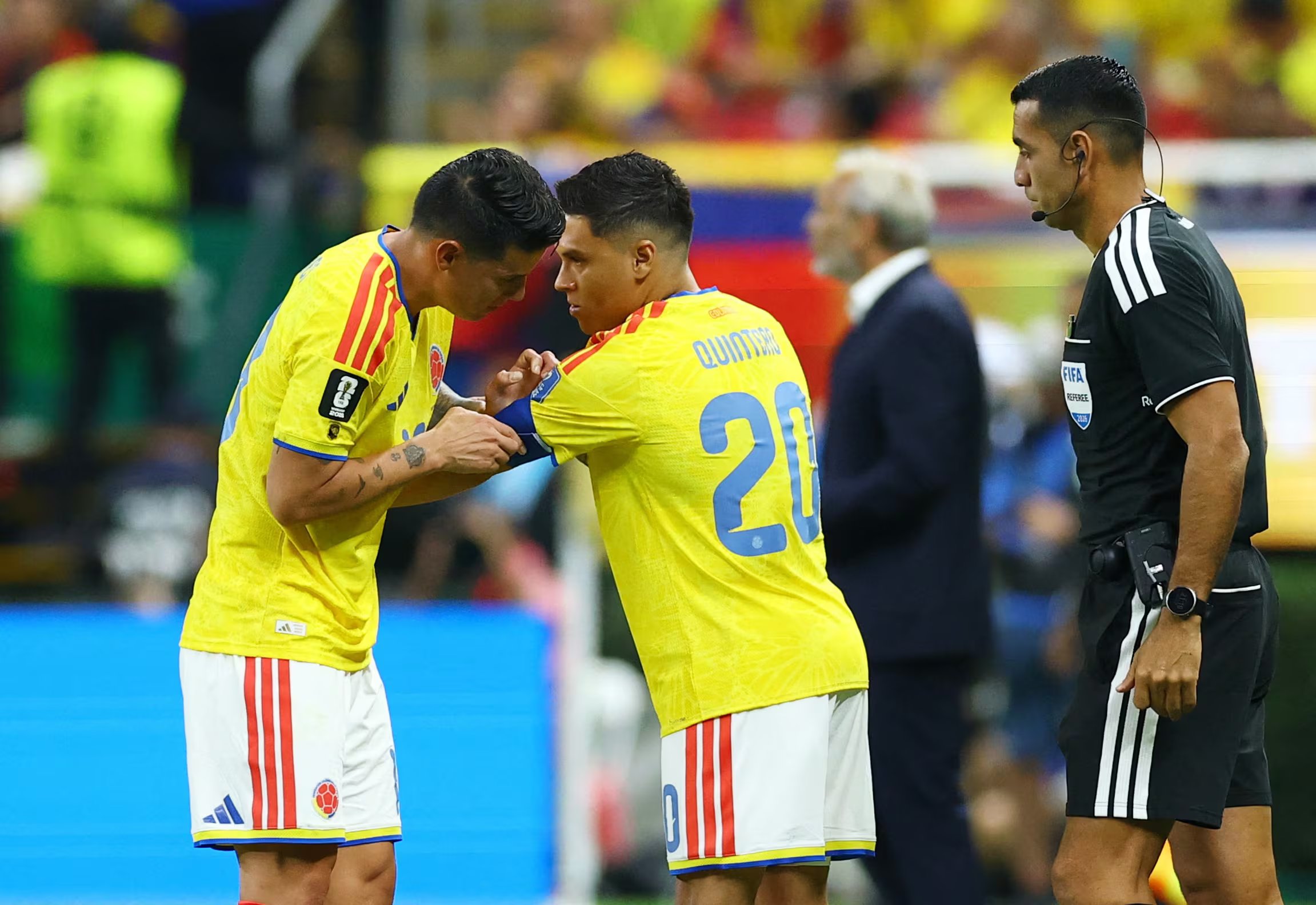 Acerca del debate de la titularidad entre Juan Fernando Quintero y James Rodríguez, Carlos Valdés que la preferencia de Néstor Lorenzo por el capitán de la 
