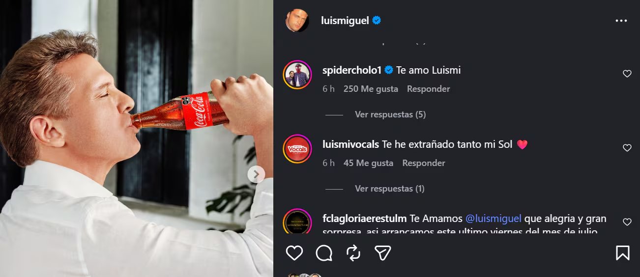El sol de México reapareció tras supuesta crisis de salud (Instagram)