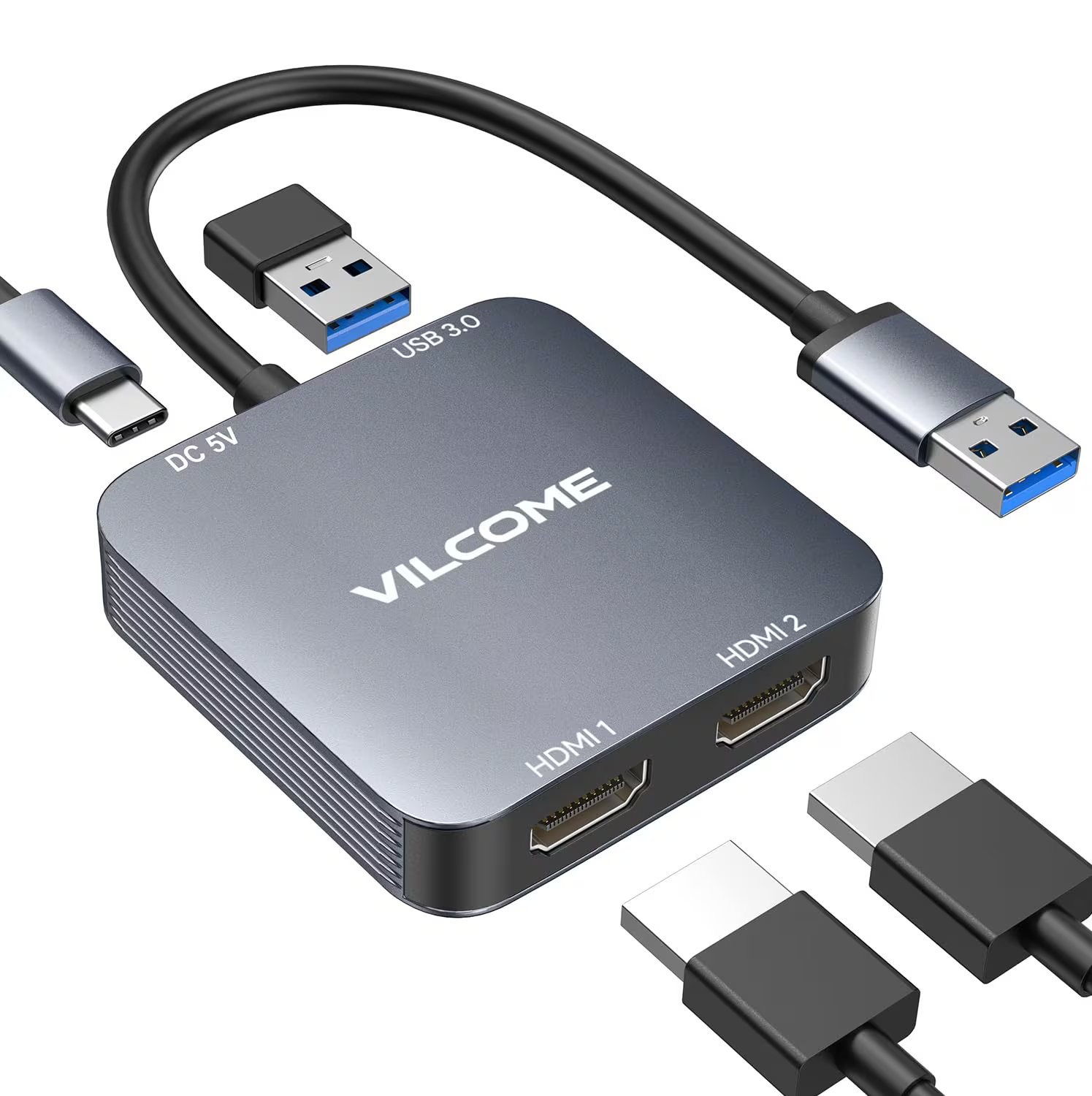 Un cable USB-C a HDMI para Android o un adaptador Lightning a HDMI para iPhone permite replicar la pantalla del celular en televisores tradicionales sin requerir internet. (Foto: Amazon)