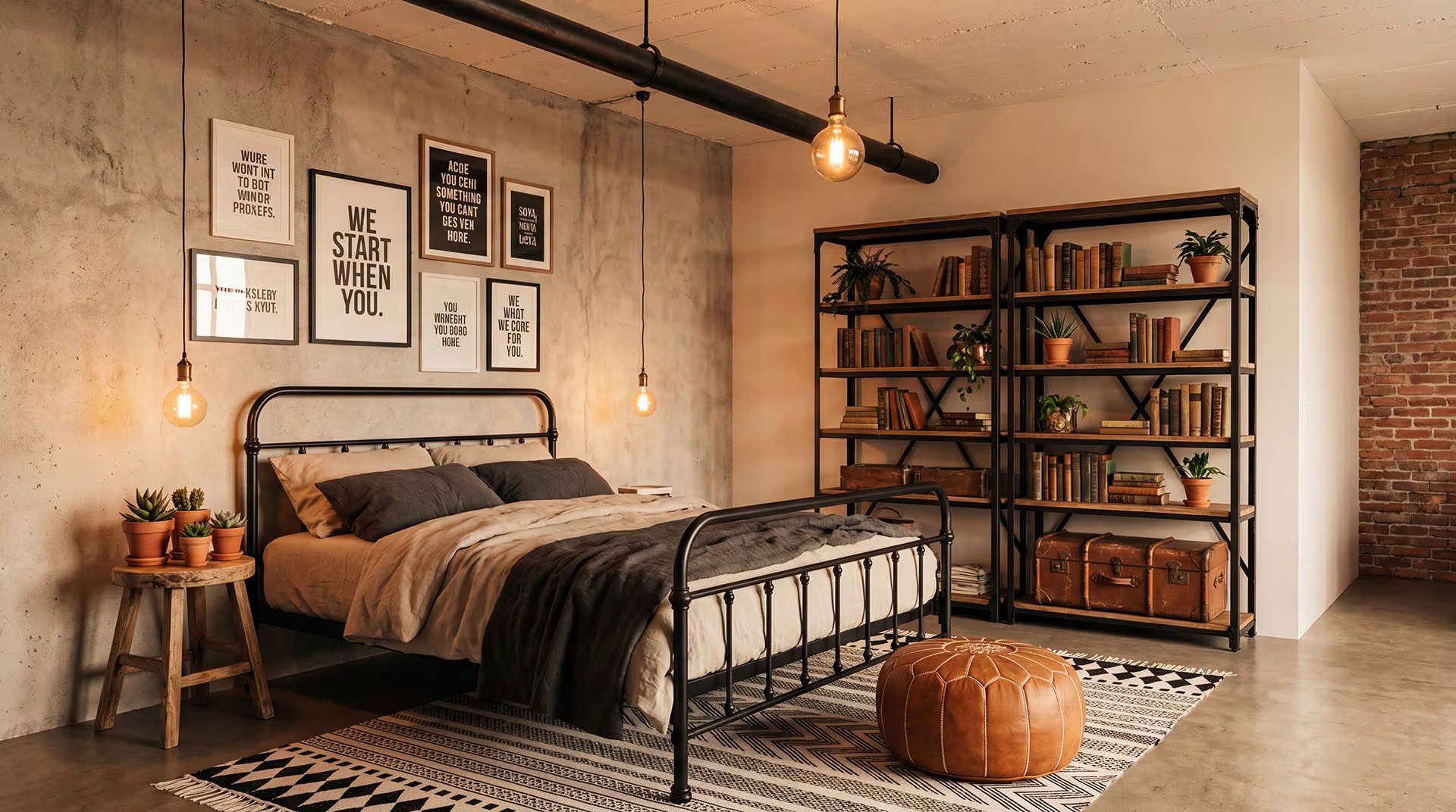 Aries encuentra afinidad con una casa de estilo industrial, con líneas rectas, materiales nobles y muebles funcionales que puedan reorganizarse con facilidad