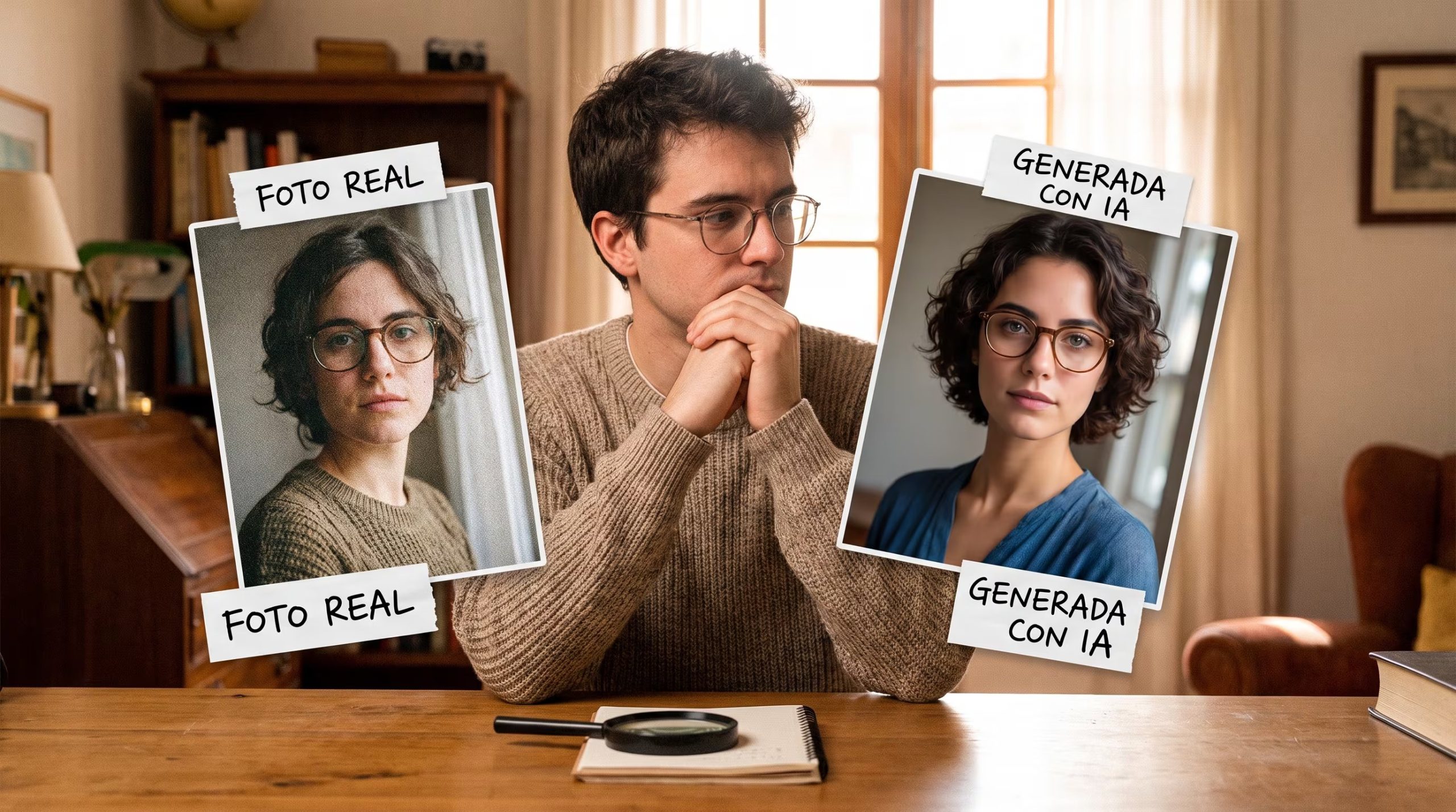 nvestigadores observaron que el entrenamiento visual logra duplicar la tasa de aciertos al enfrentar imágenes reales y deepfakes. (Imagen Ilustrativa Infobae)