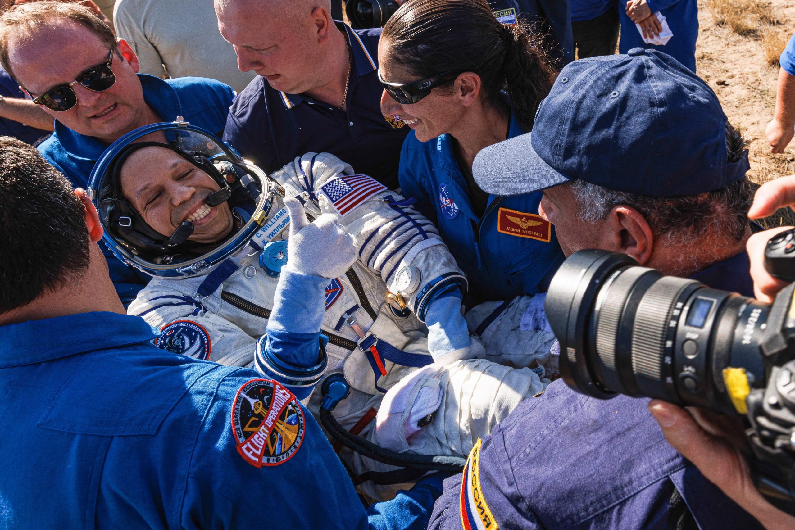 Chris Williams vuelve a la Tierra tras 241 días en la Estación Espacial Internacional (REUTERS)