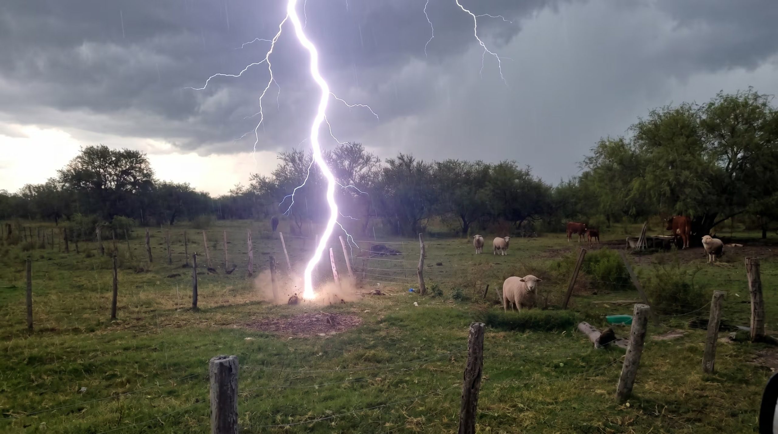 El relámpago de calor describe los destellos lejanos de una tormenta eléctrica que se ven sin oír el trueno (Imagen Ilustrativa Infobae)