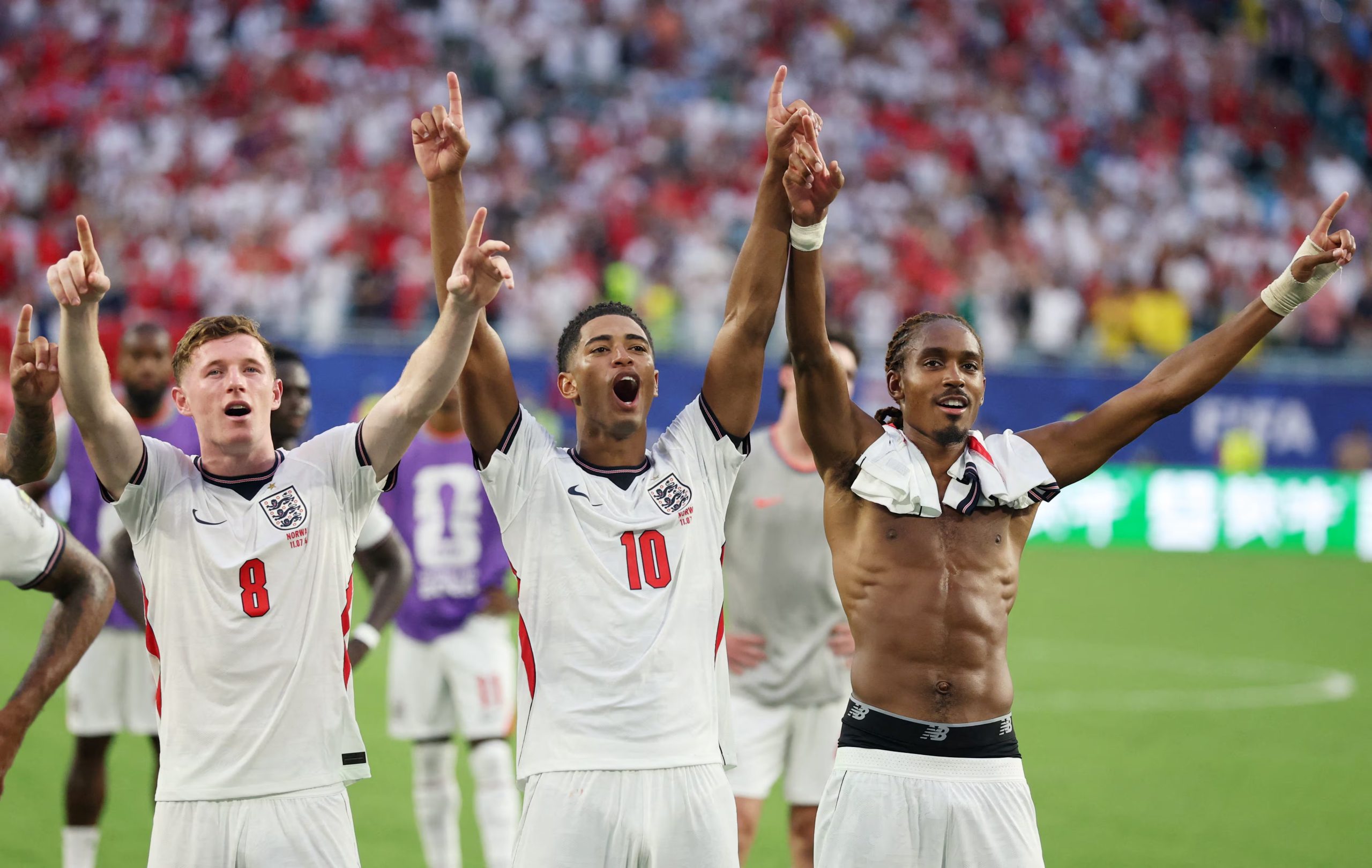Inglaterra clasificó a las semifinales del Mundial 2026 tras ganarle a Noruega (Foto: REUTERS/Paul Childs)