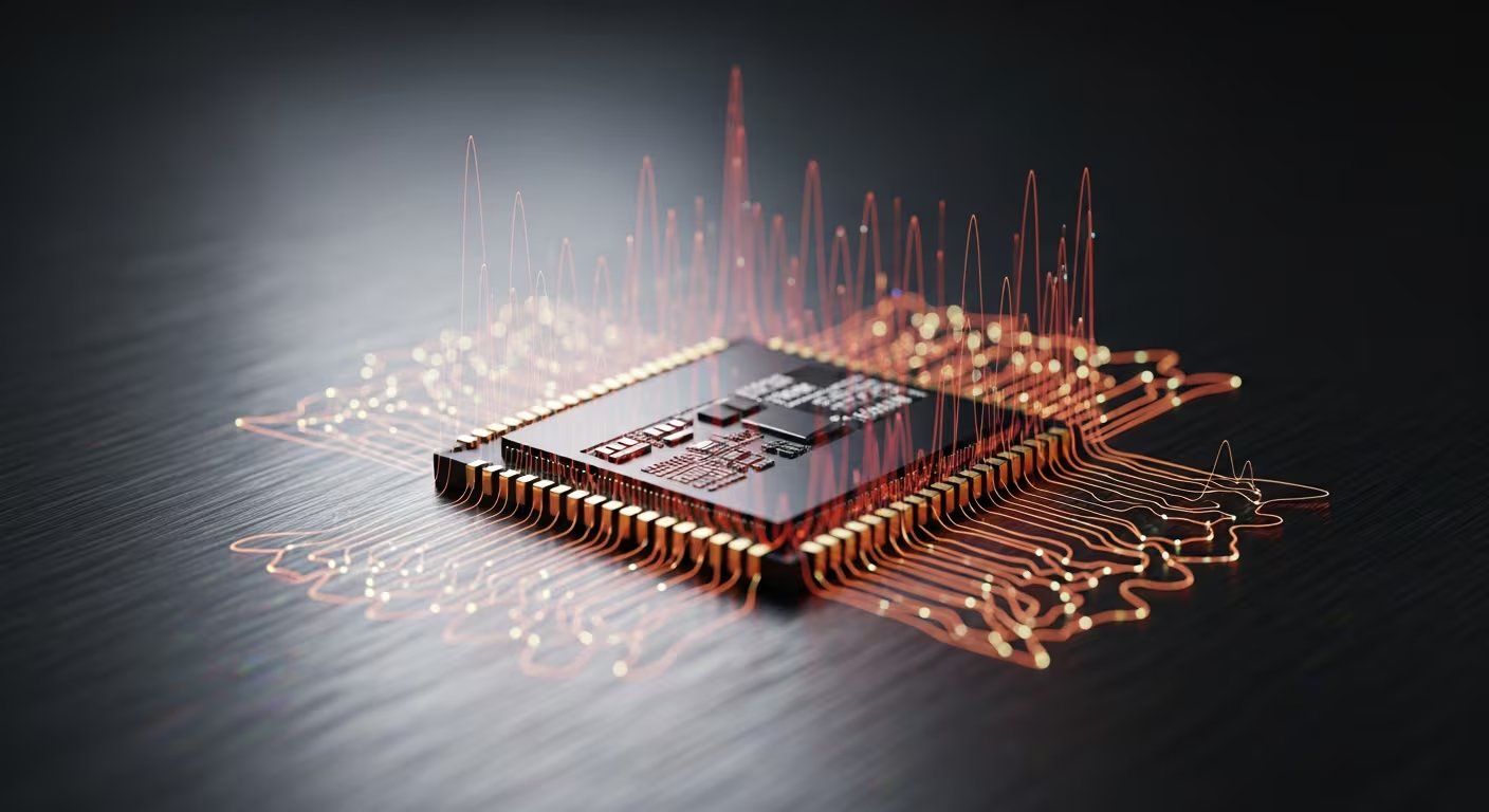 El procesador es capaz de crear su propio lenguaje basado en “tokens” de microondas. (Imagen Ilustrativa Infobae)