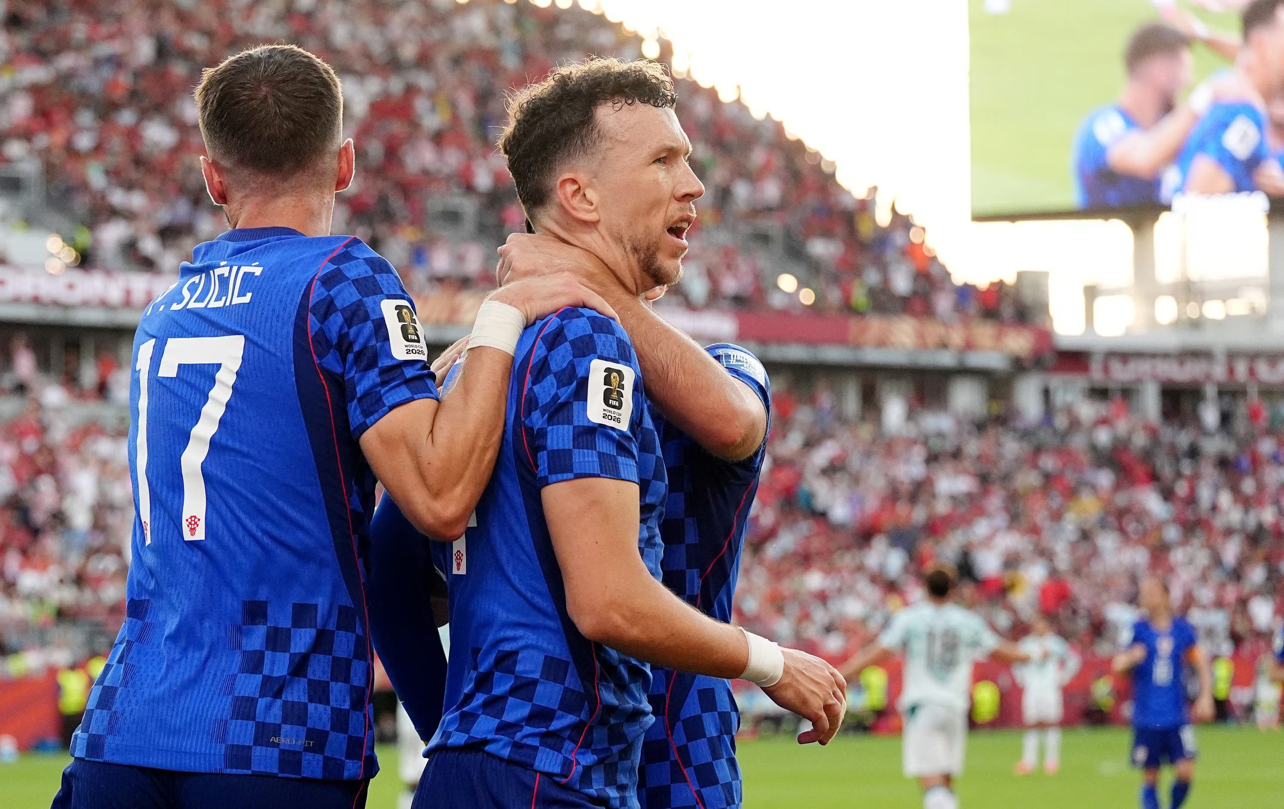 Ivan Perisic abrió el marcador para Croacia sobre Portugal en el segundo tiempo - crédito John E Sokolowski/IMAGN IMAGES vía Reuters