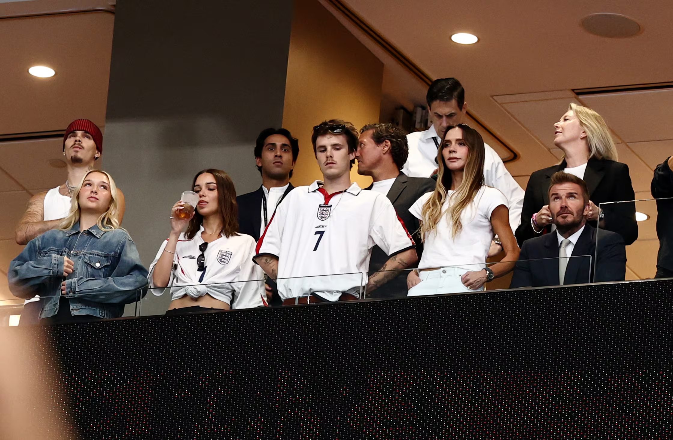 La familia Beckham dijo presente en el Mercedes-Benz Stadium (REUTERS/Amanda Perobelli)
