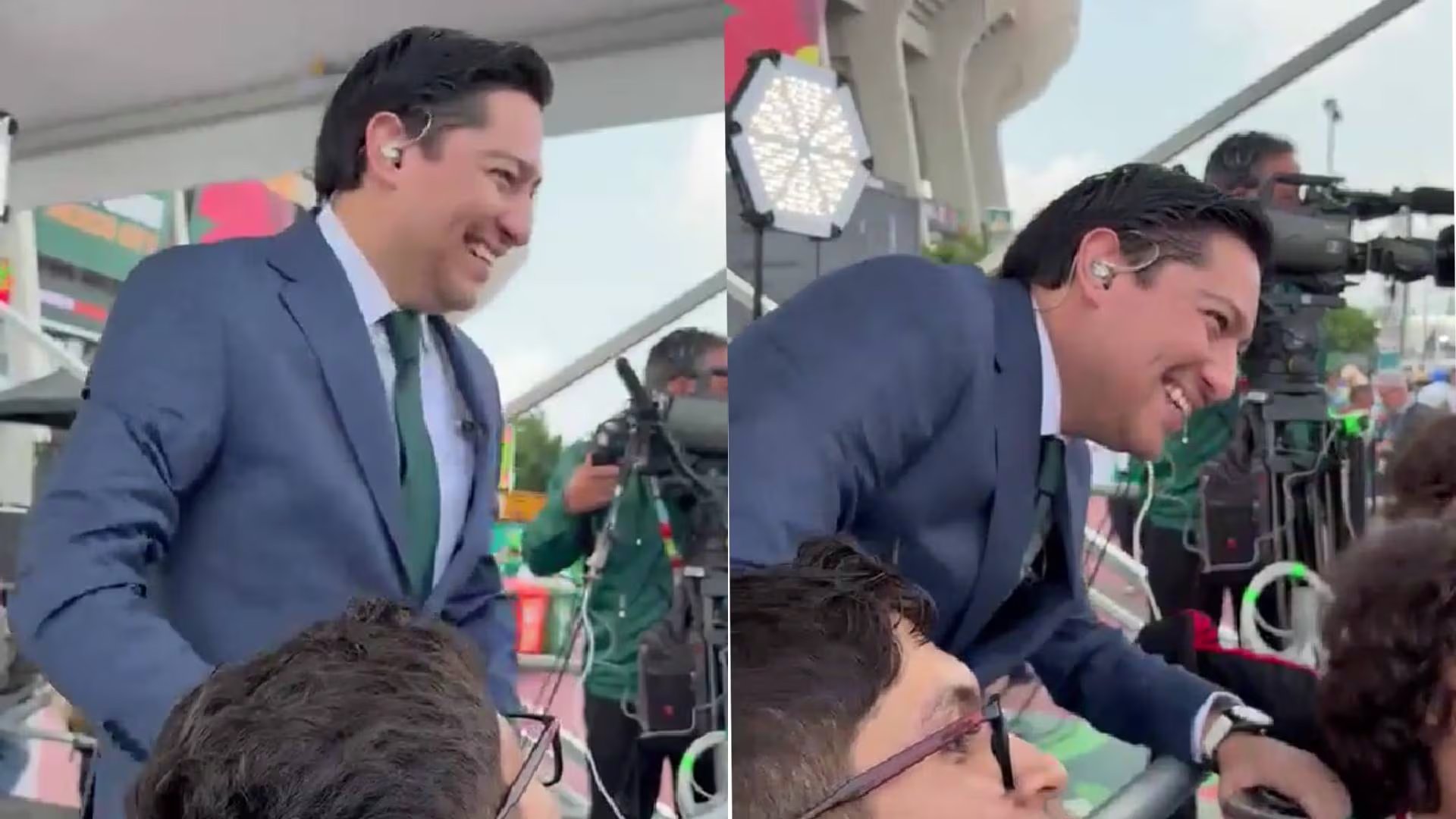 El periodista ESTUVO presente en la cobertura de la inauguración del Mundial 2026. (Luz Coello | Infobae México)