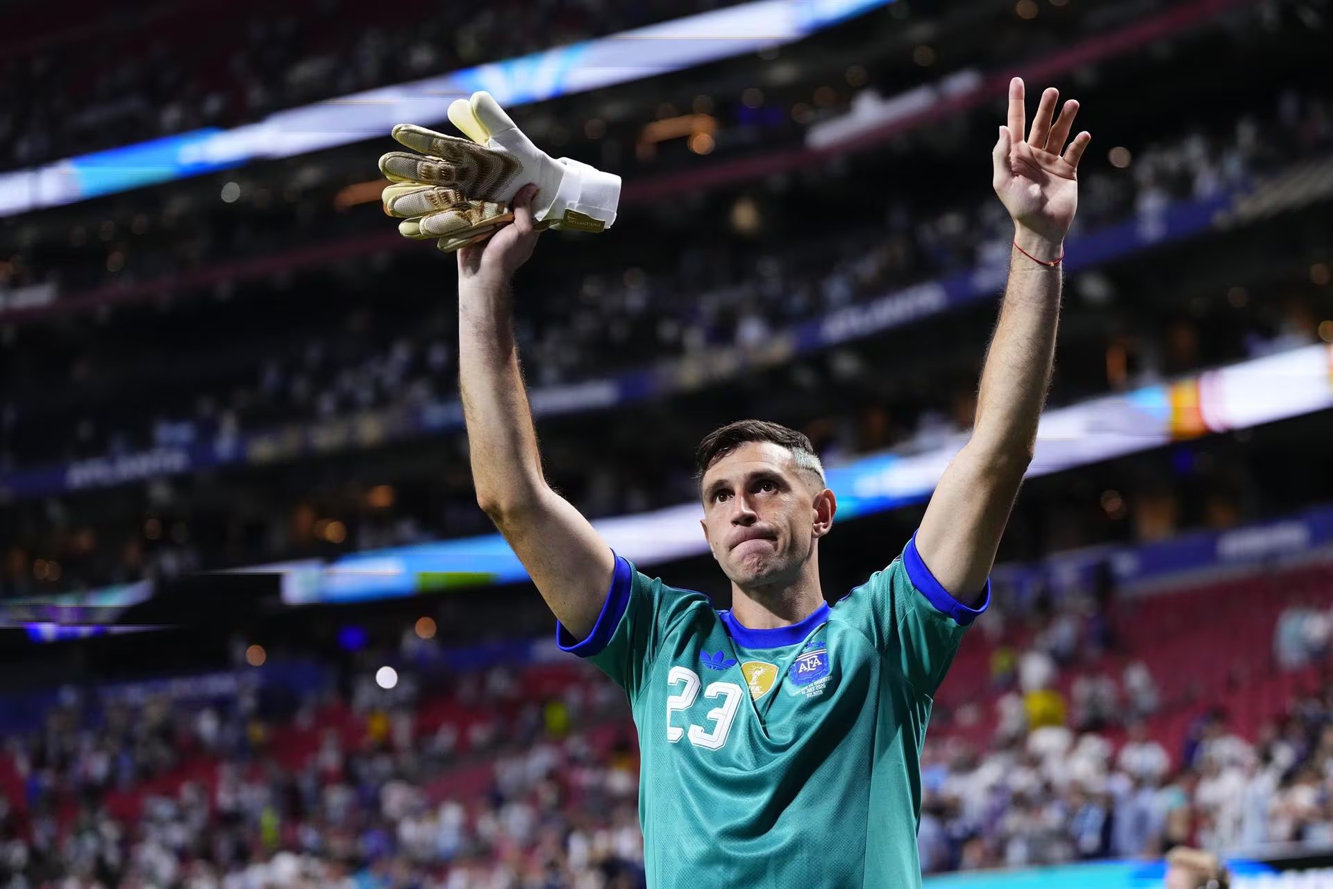 Emiliano Martínez fue el jugador con más minutos disputados del torneo