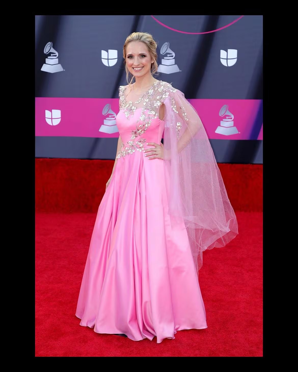 En la alfombra roja de los premios latinos mas importantes 