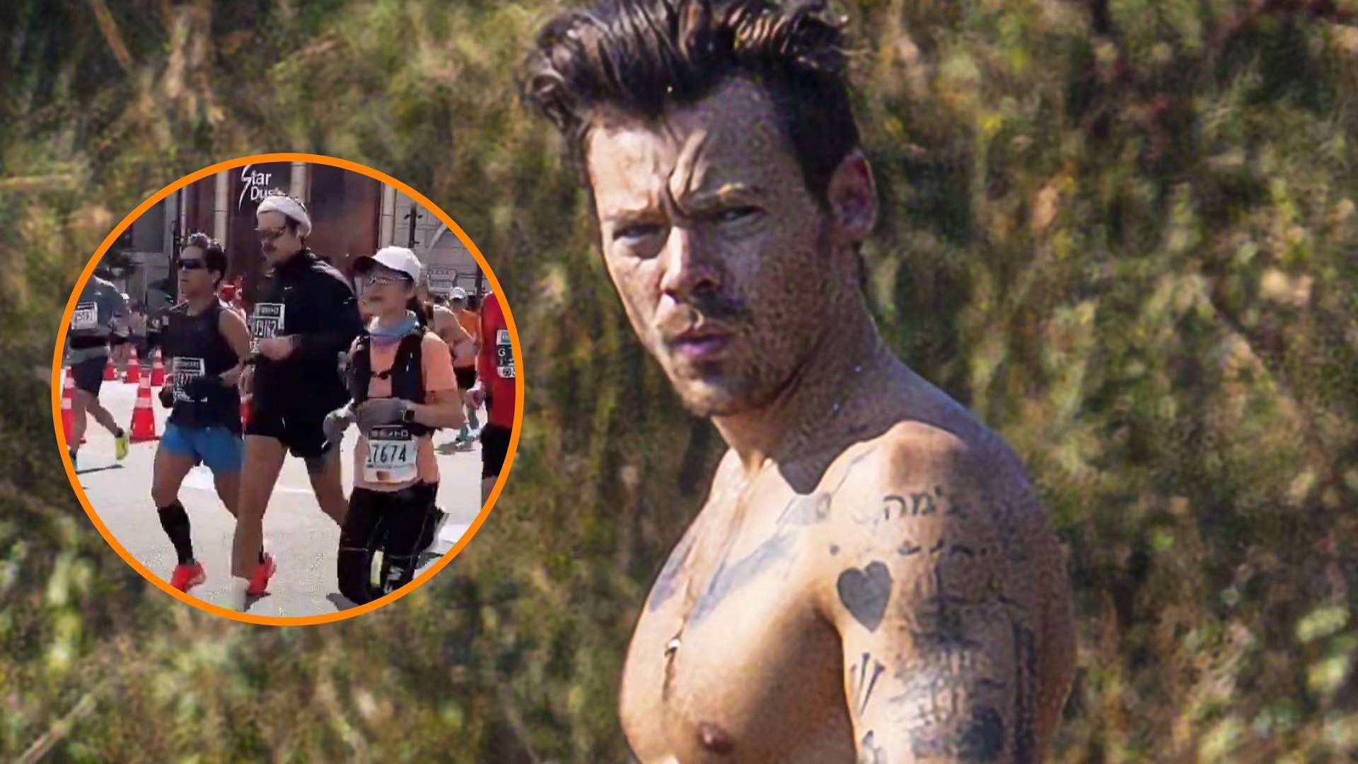 Harry Styles completó la Maratón de Tokio en 3 horas, 24 minutos y 7 segundos, ubicándose en la posición 6.010 de los 26.706 corredores que finalizaron la carrera (Grosby Group/X)