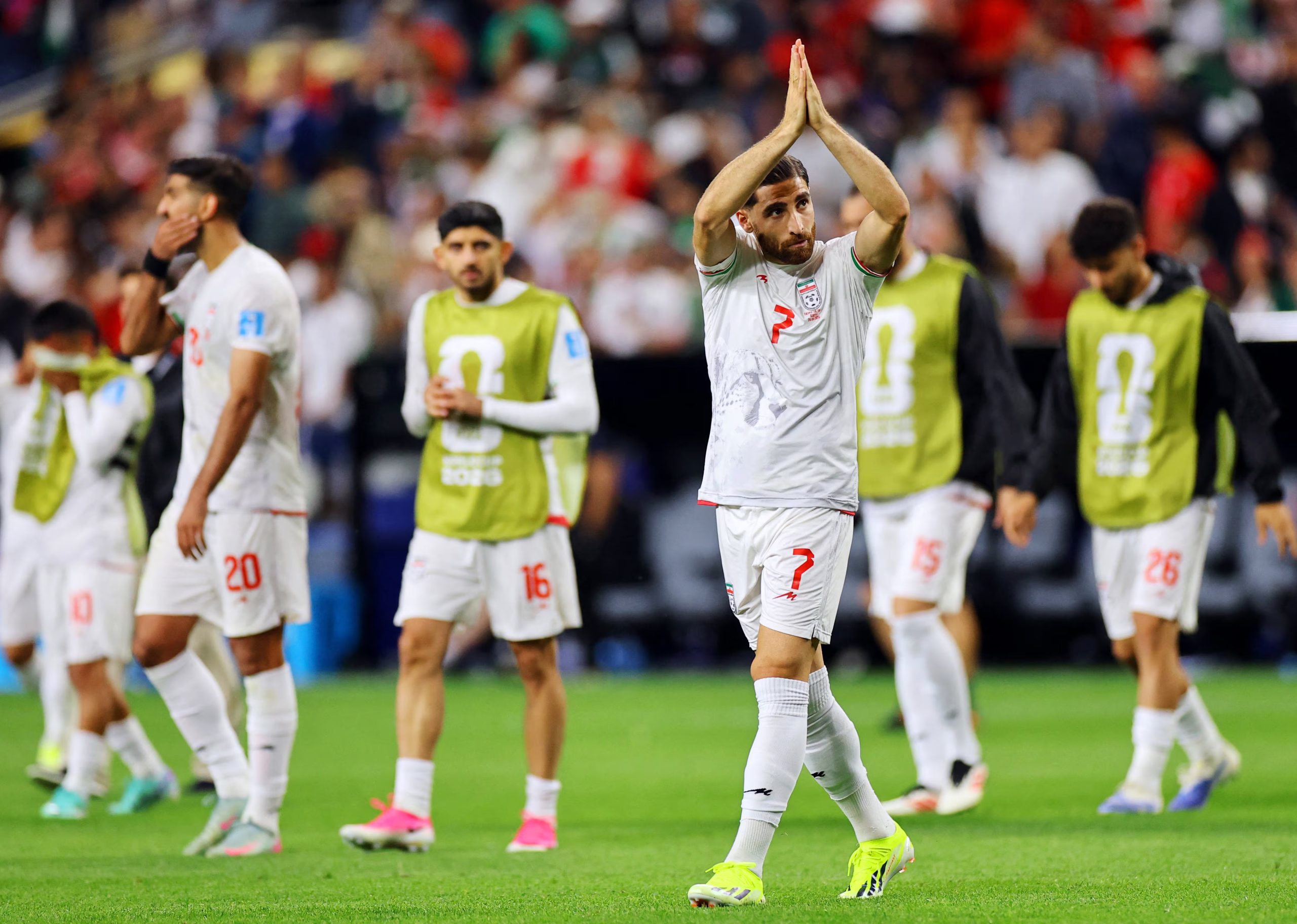 Irán se despidió en octavos de final del Mundial 202 6( REUTERS/Daniel Cole)