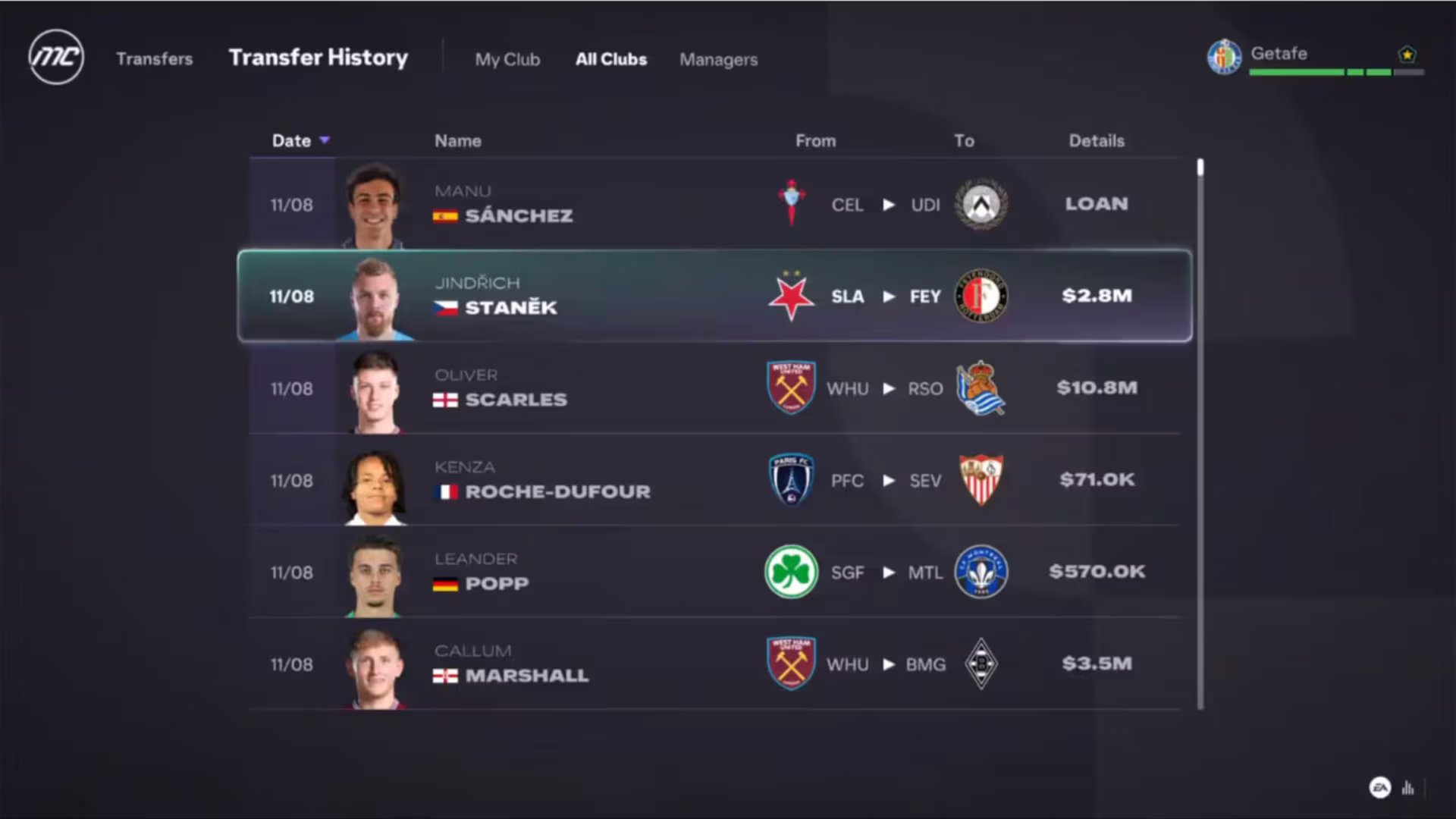 El nuevo sistema de transferencias en EA Sports FC 27 permite negociaciones dinámicas y realistas entre clubes. (EA Sports)