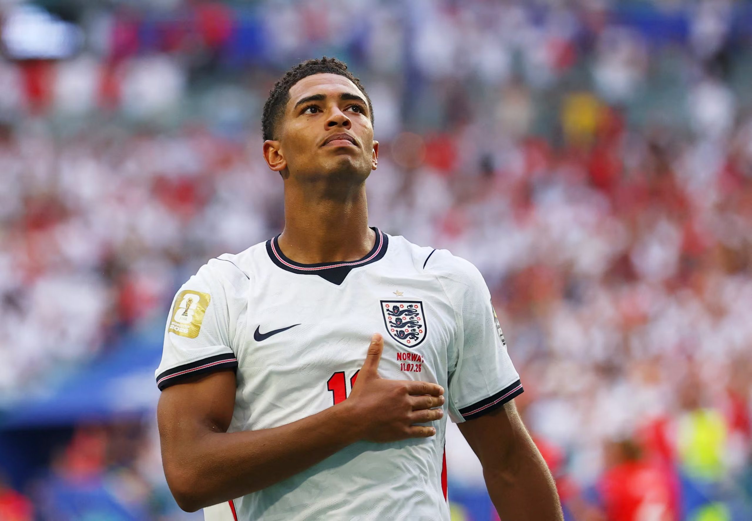 El jugador de Inglaterra Jude Bellingham (REUTERS/Mike Segar)