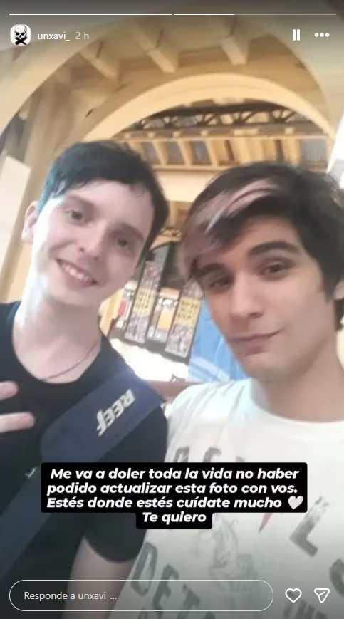 El youtuber Unxavi le dedicó una historia a su amigo días antes del torneo de Dragon Ball Z en el que iban a enfrentarse: