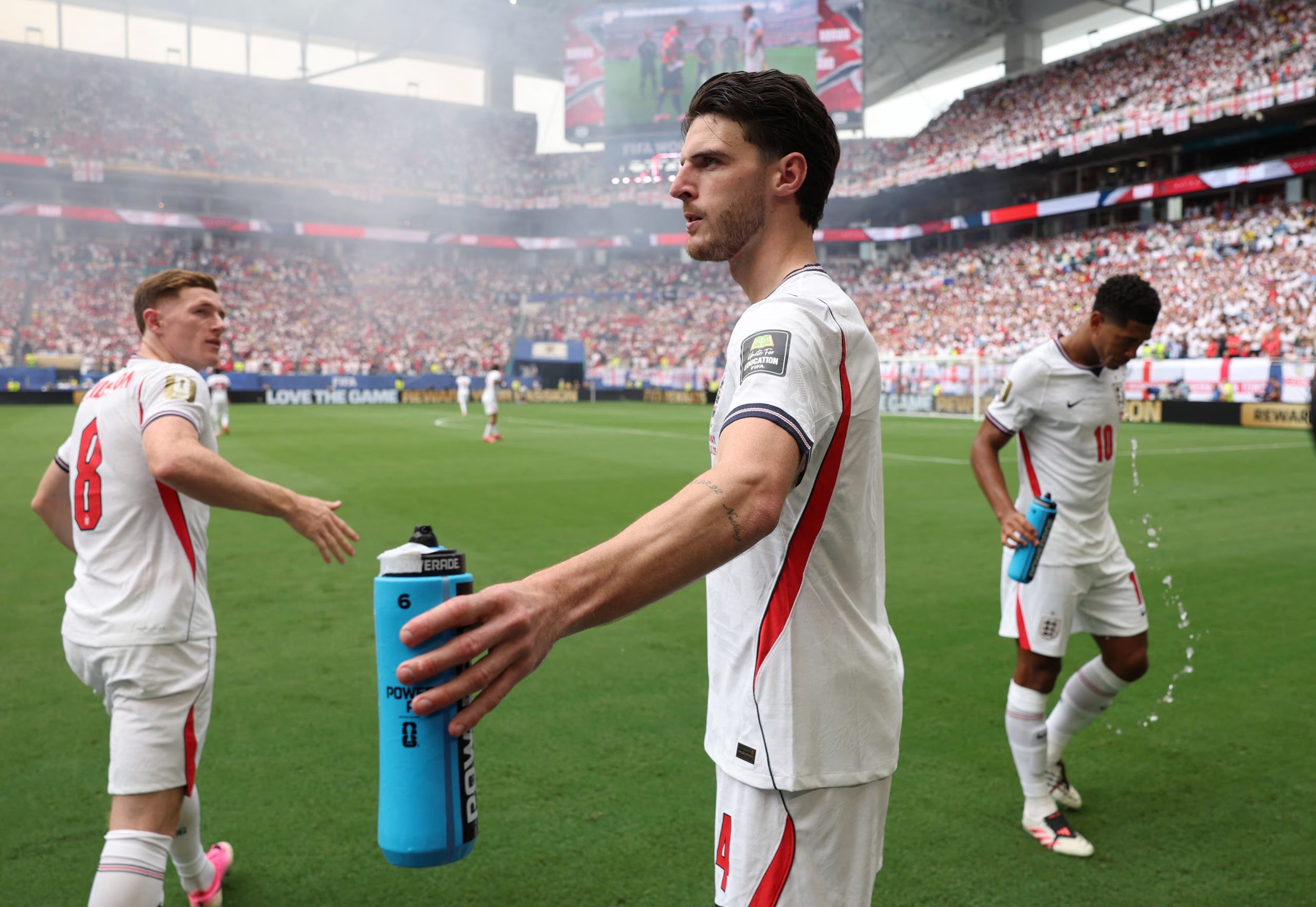 Declan Rice arrastraba molestias físicas (Reuters)