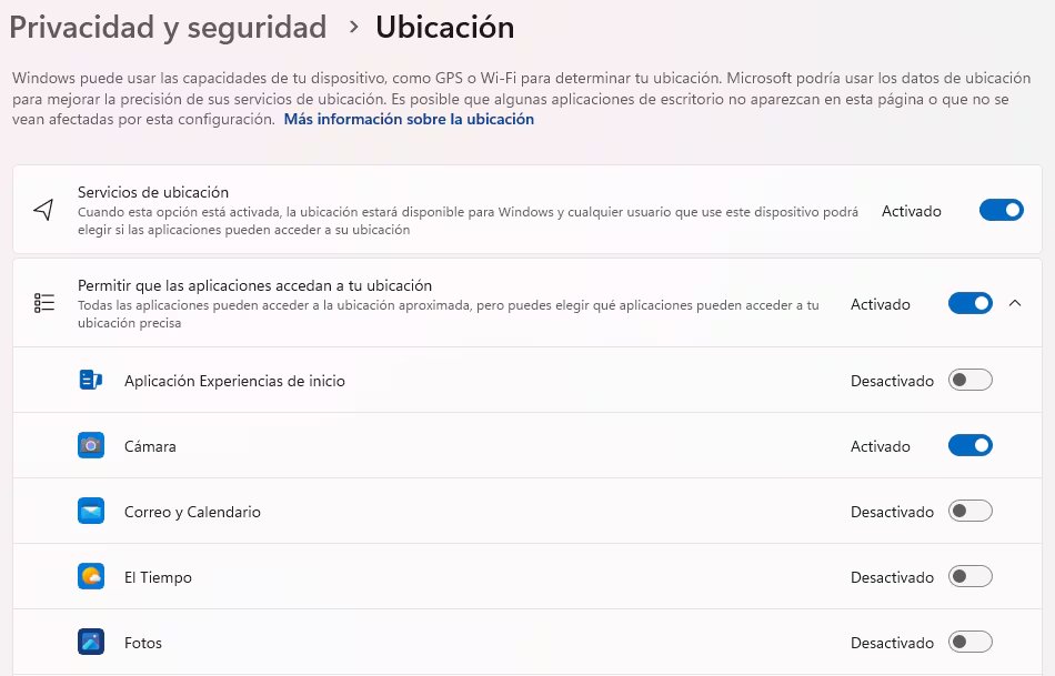 Una de las manera de solucionar el problema con ProgramData es desactivar la ubicación de las aplicaciones.