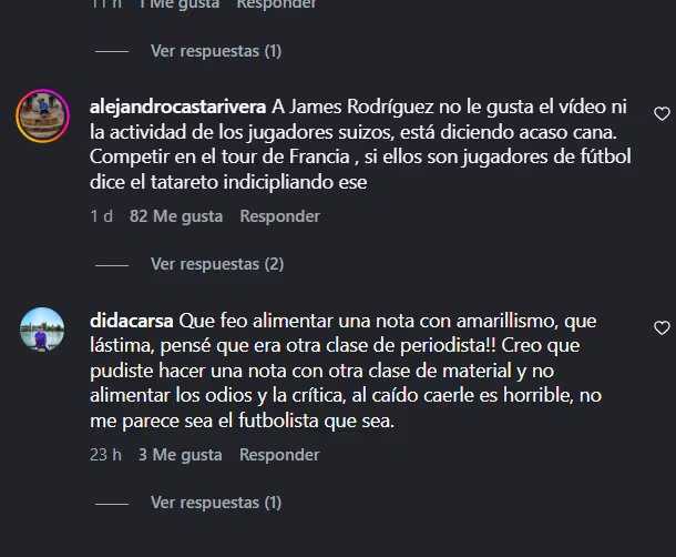 El comunicador recibió comentarios de apoyo por su referencia al capitán de la selección Colombia, y fuertes críticas por su indirecta-crédito Instagram