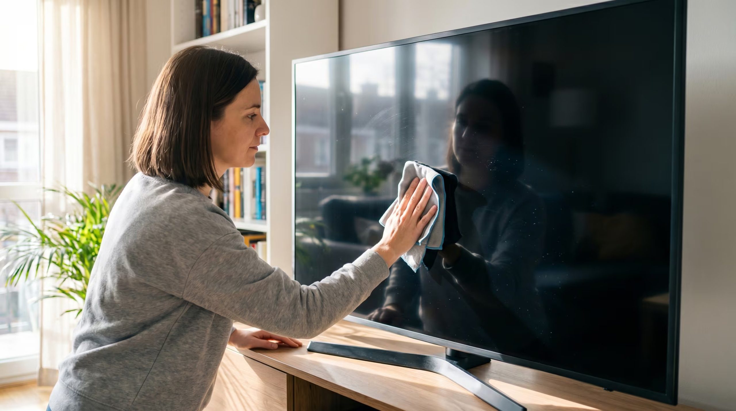 El secreto de los expertos para limpiar pantallas de TV, laptops y controles remotos - (Imagen Ilustrativa Infobae)