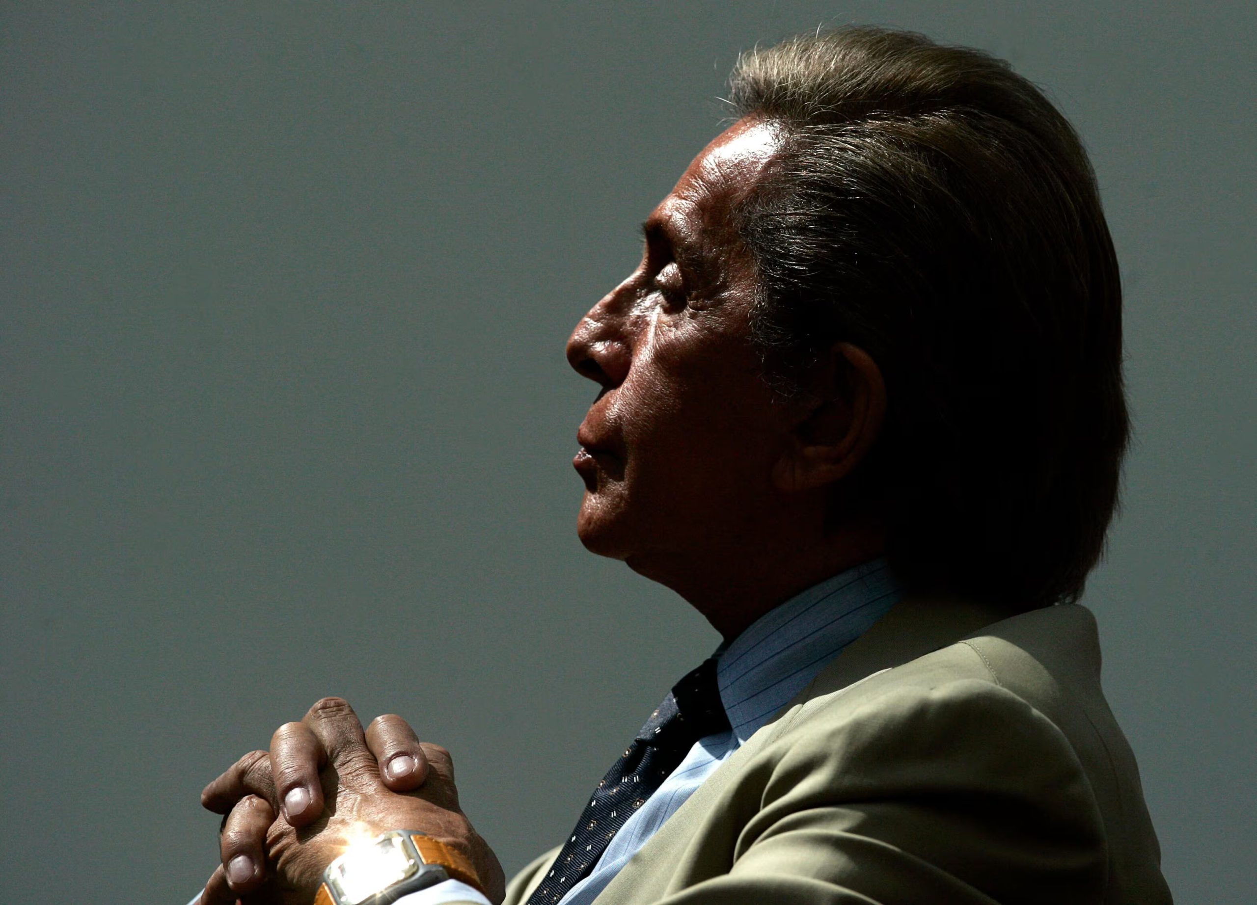 El diseñador de moda italiano Valentino Garavani. (Foto AP/Gregorio Borgia, archivo)