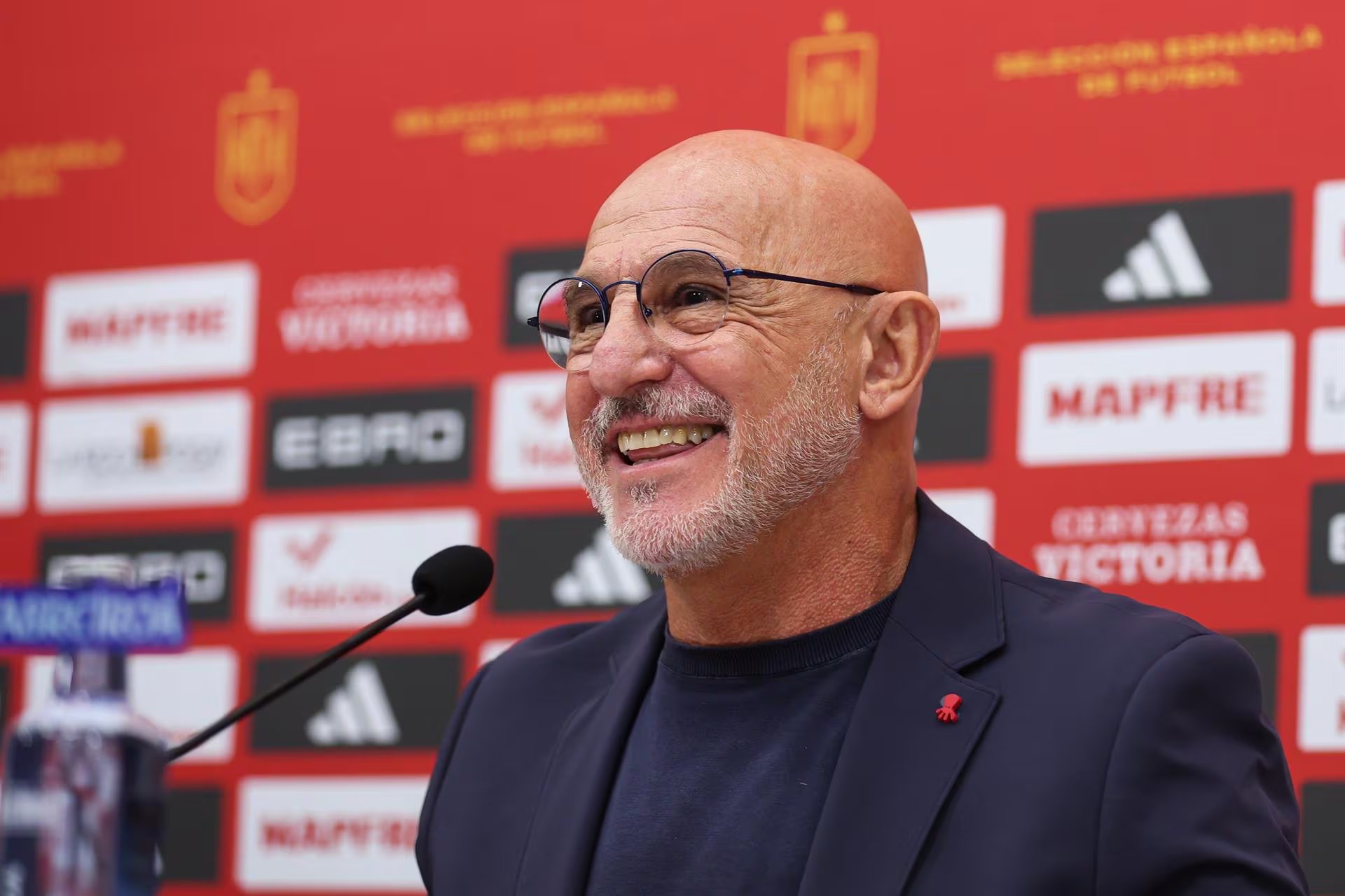 Luis de la Fuente en una rueda de prensa. (Europa Press)